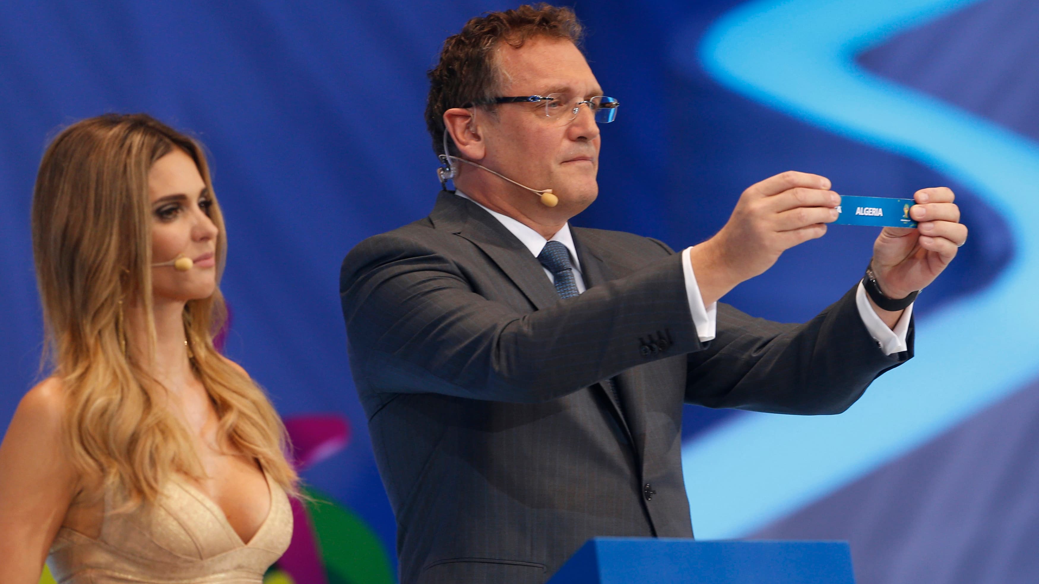 Fernanda Lima at World Cup draw