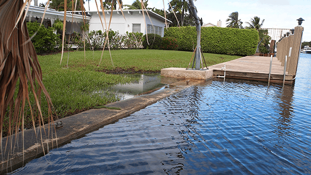 Florida canal overspill