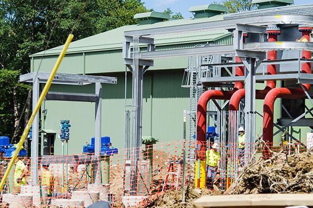 Gas compressor station