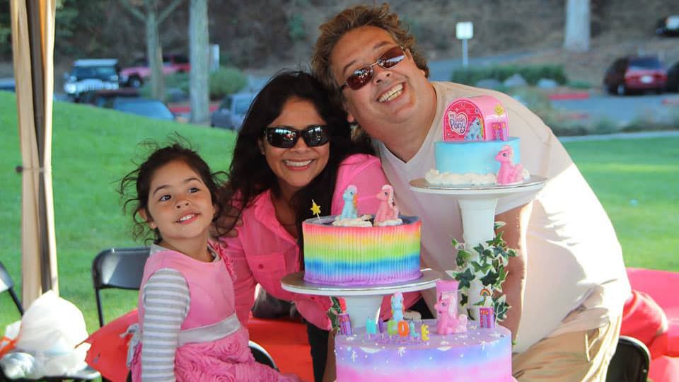 The Catena family — Gabriel, Marcela and their daughter, Nicole — live in the San Francisco Bay area. Both Gabriel and Marcela are undocumented immigrants and say that the new executive action will provide mental as well as legal relief to their family.