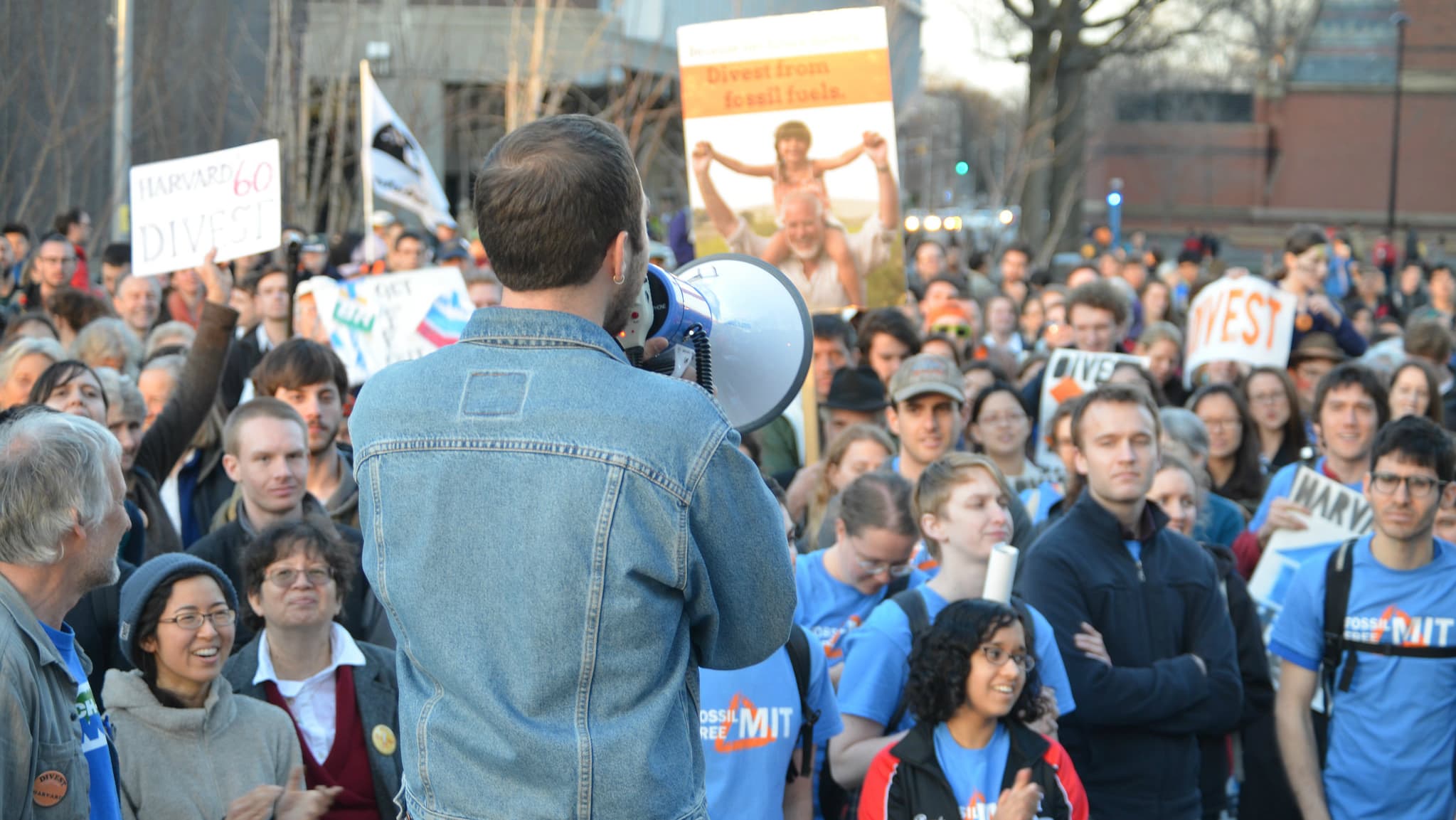 Harvard heat week megaphone