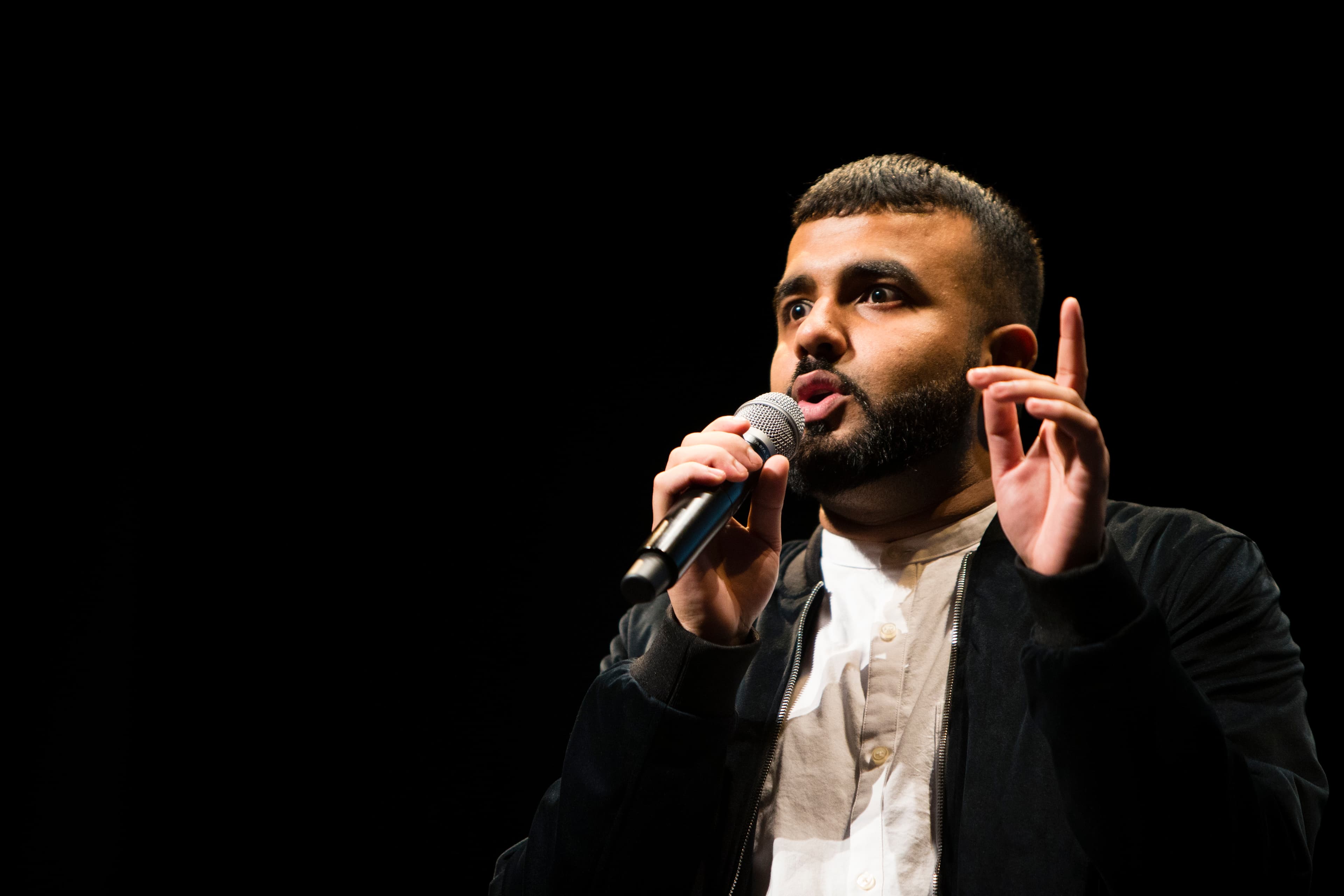 Hussain Manawer won a trip to space, but gets hassled flying on commercial flights.