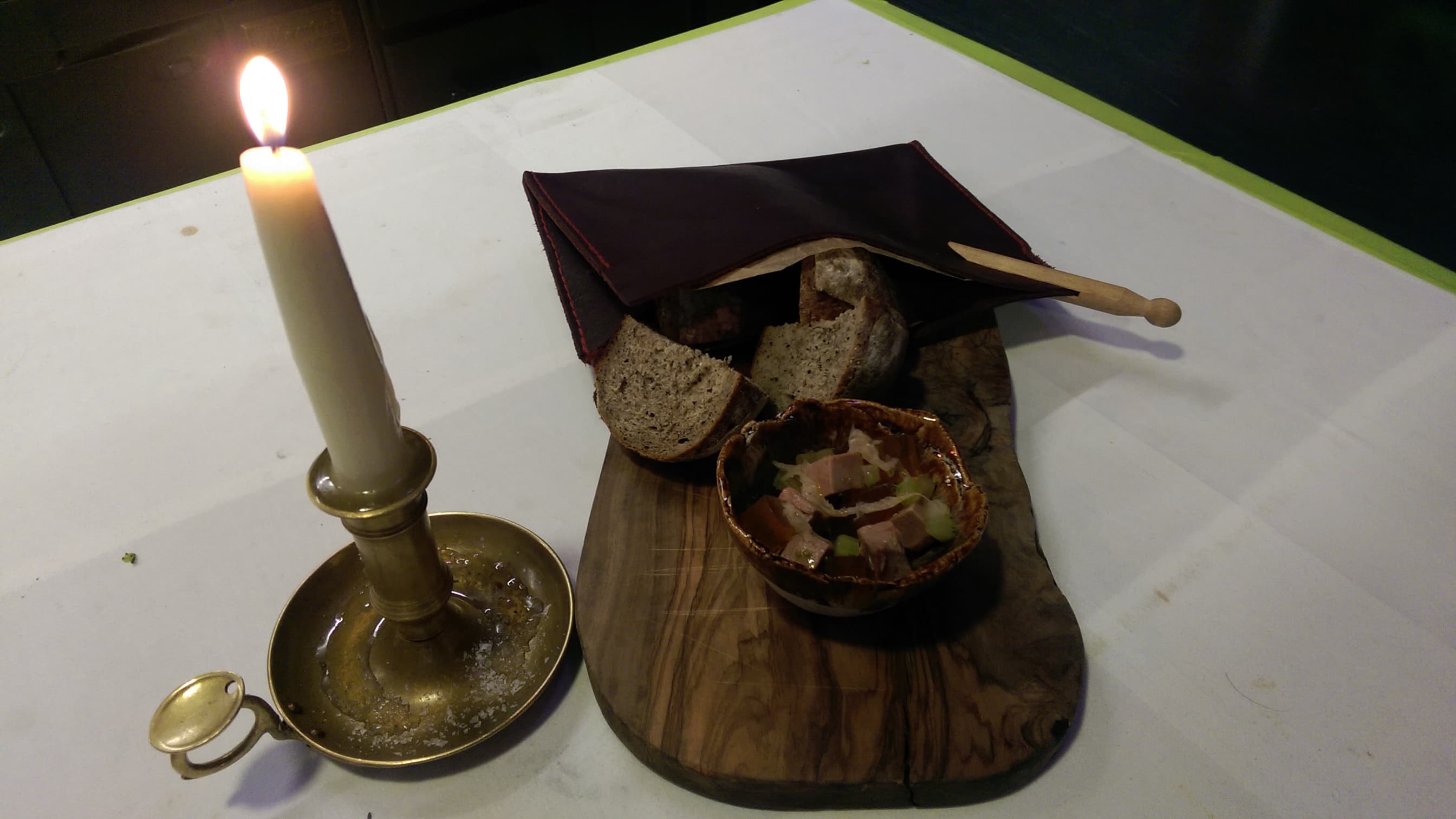 "Bread and Dripping," a traditional English dish, is the first course of Tom Sellers' menu at his London eatery, Restaurant Story.