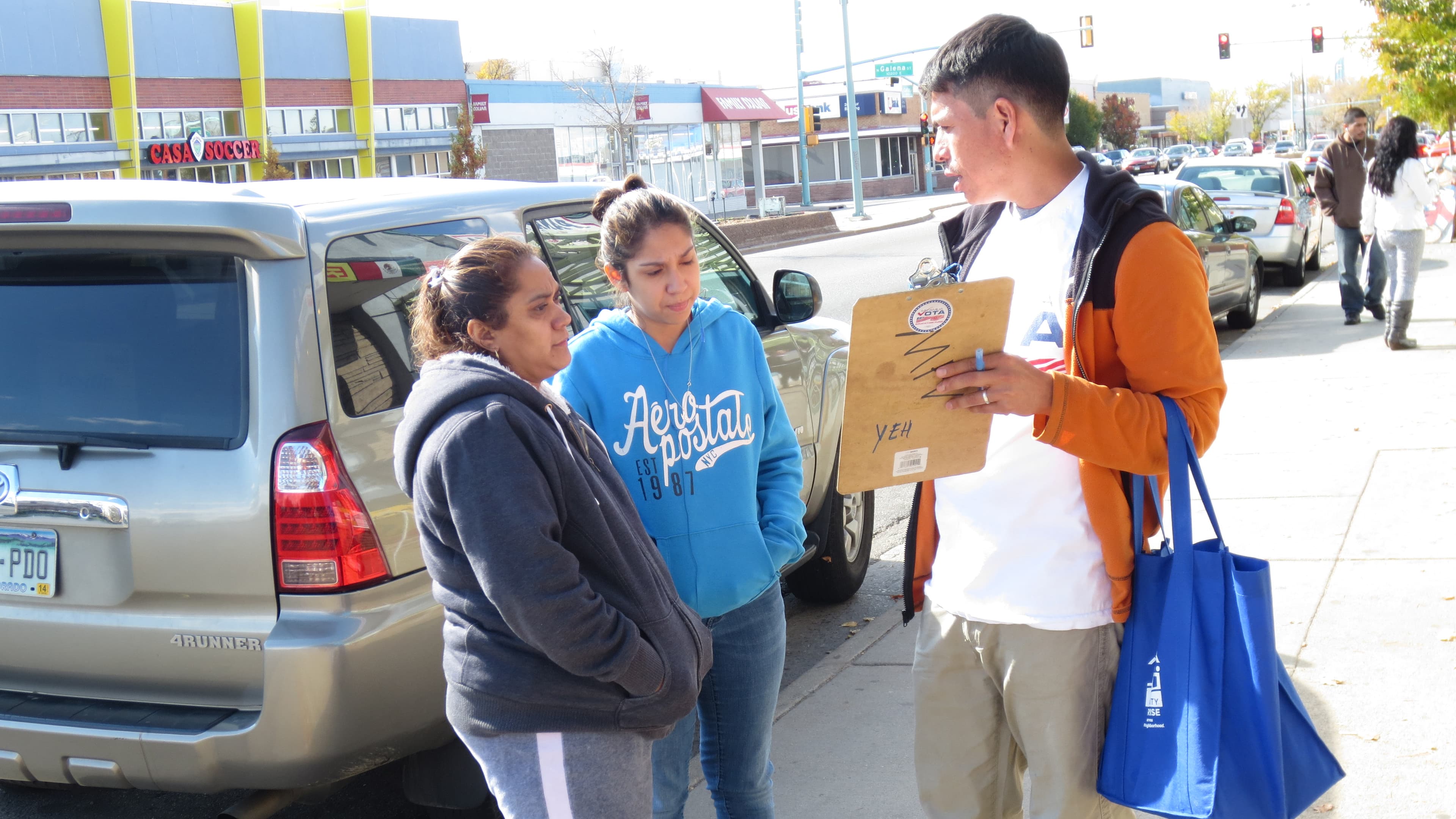 Grassroots activists like Eugenio Rodarte are trying to get people to contact Congressman Mike Coffman and push for immigration reform.
