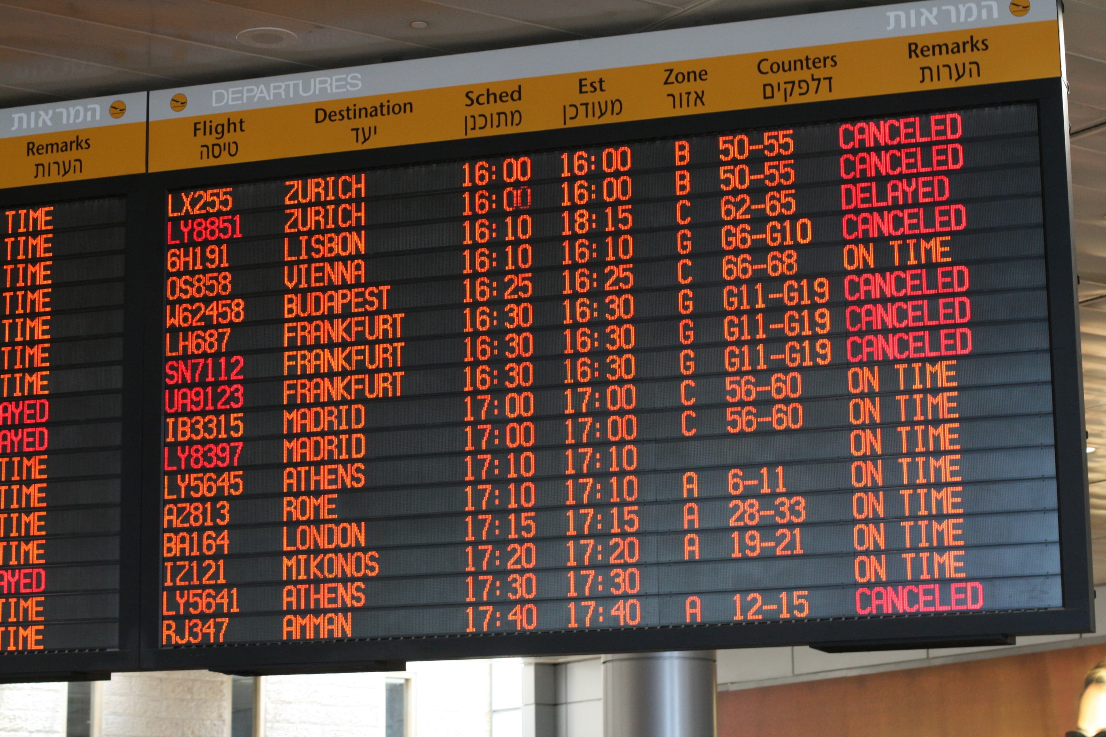 Flights from Israel had partially resumed Friday, but there were still plenty of cancellations. The FAA ban on flights to Tel Aviv left many Israelis feeling claustrophobic and isolated — even if only for two days.