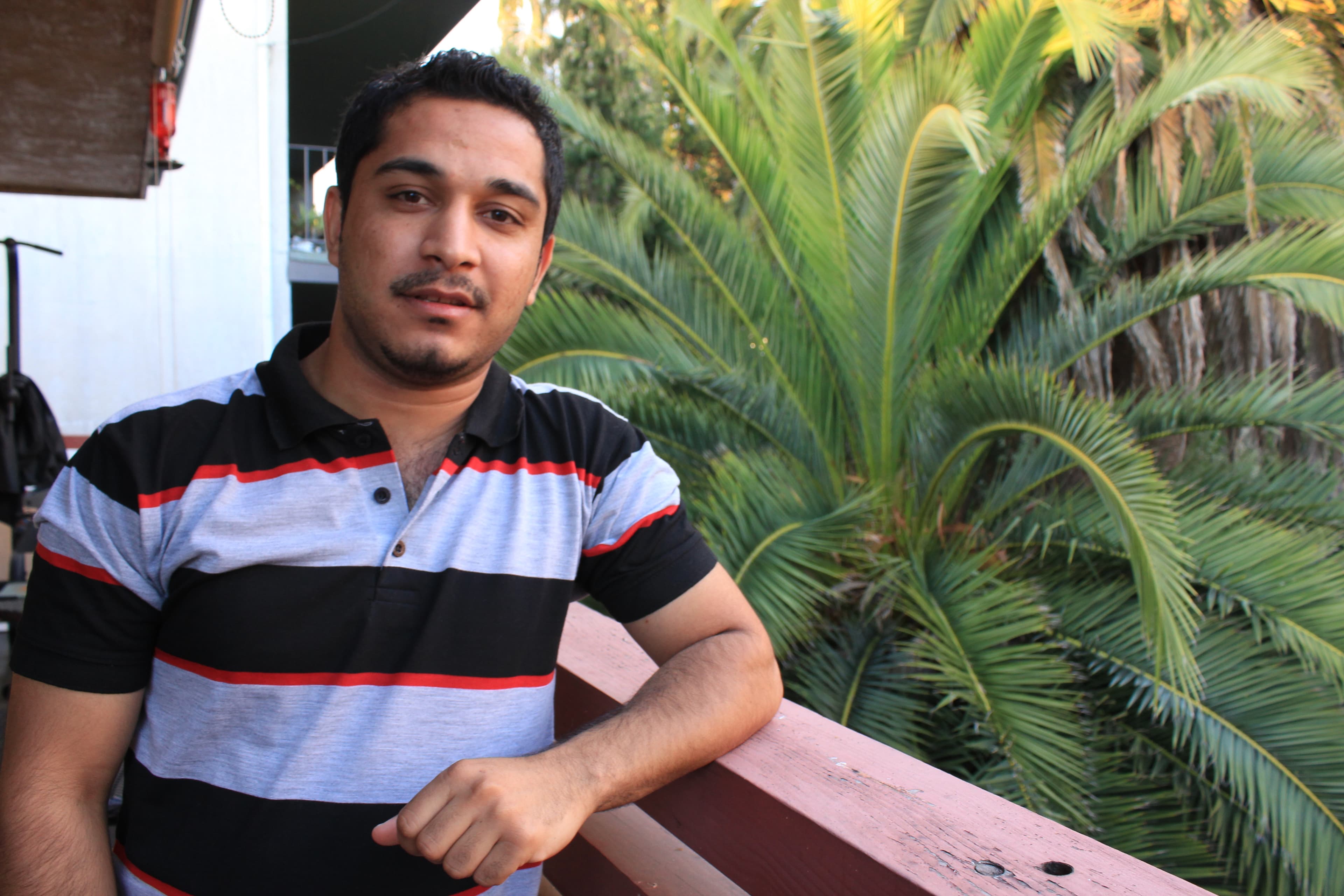 Mohammad Usafi, a former interpreter for the US Marines in Afghanistan,