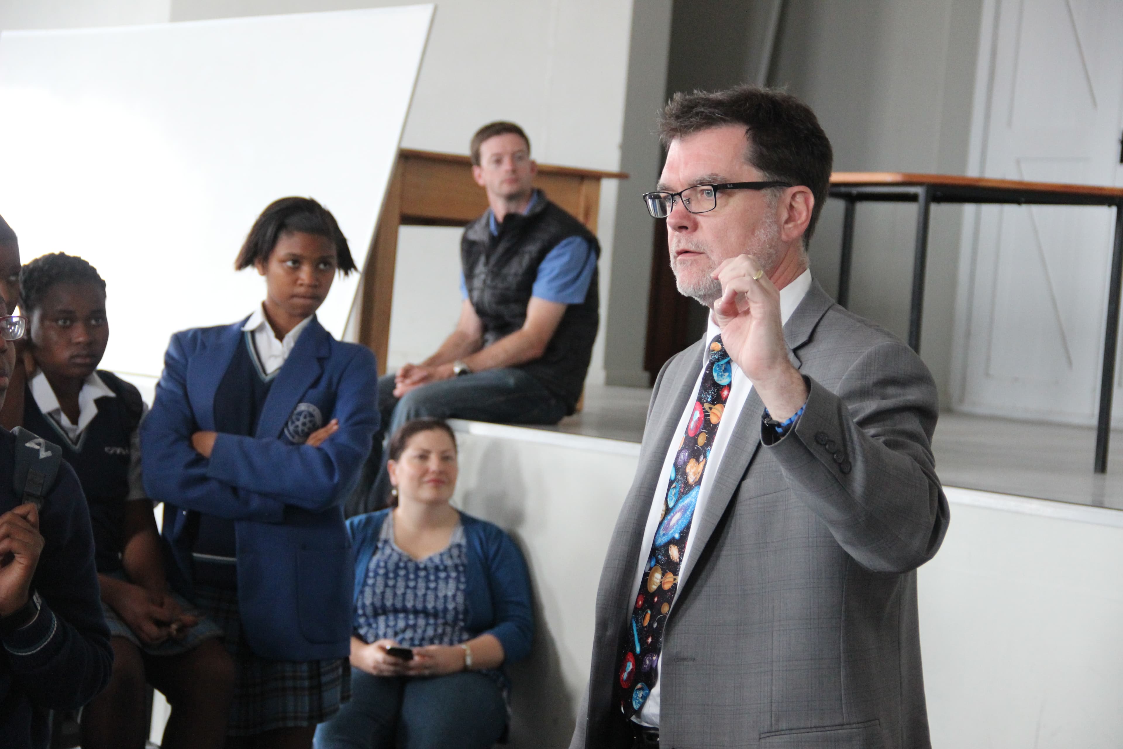 NASA scientist speaks at COSAT