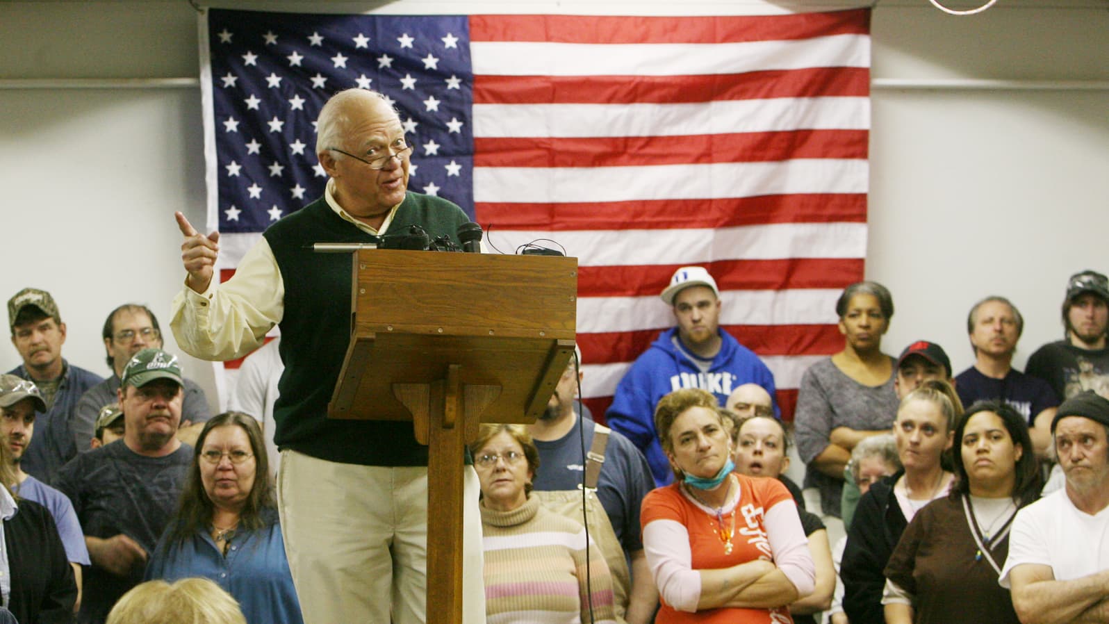 John D. Bassett III re-opening a vacant furniture factory in 2012.