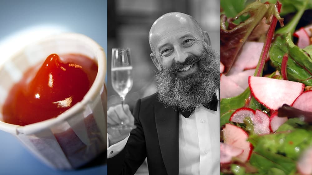 Where do the words 'ketchup,' 'toast' and 'salad' come from?