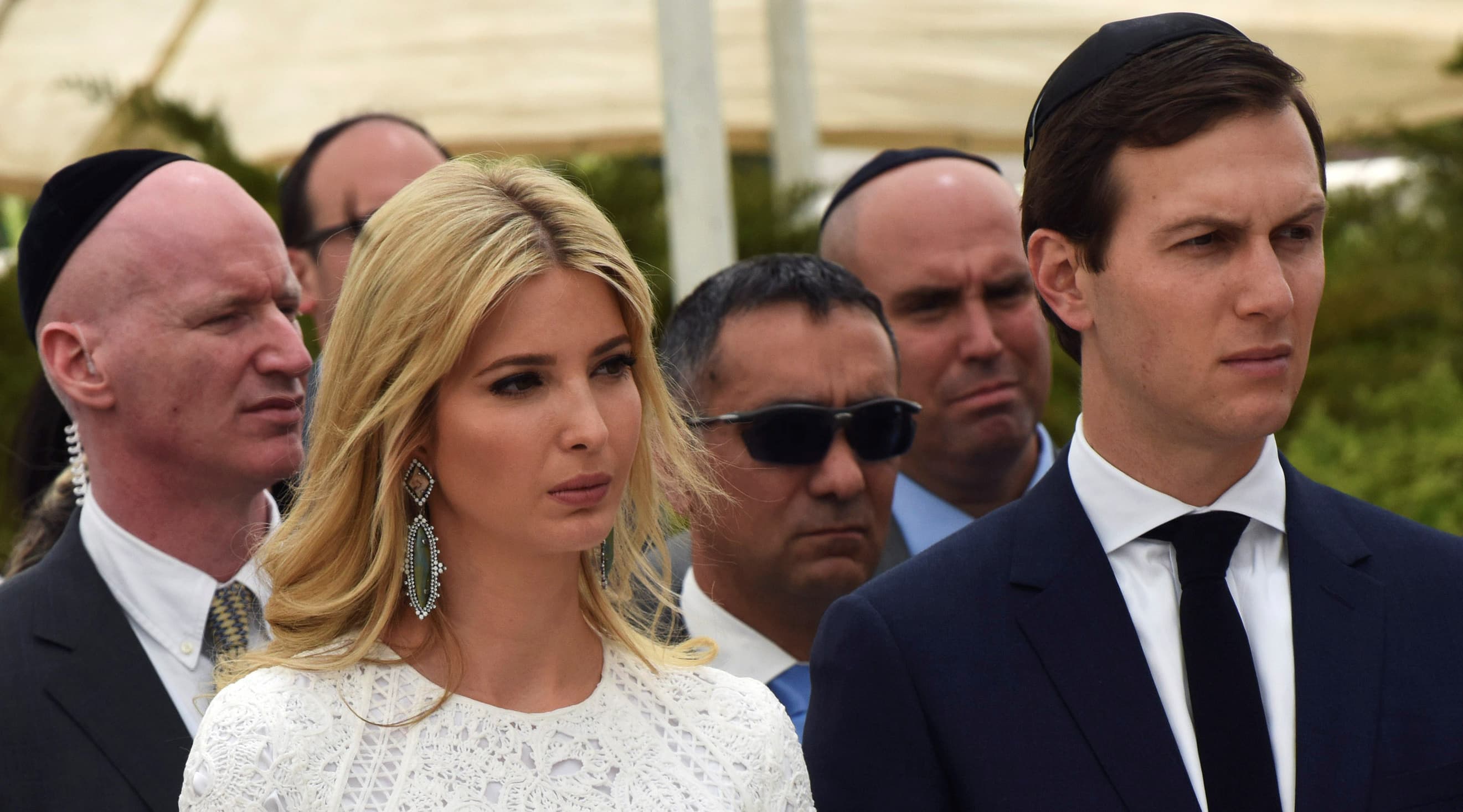 White House senior adviser Jared Kushner and his wife Ivanka Trump