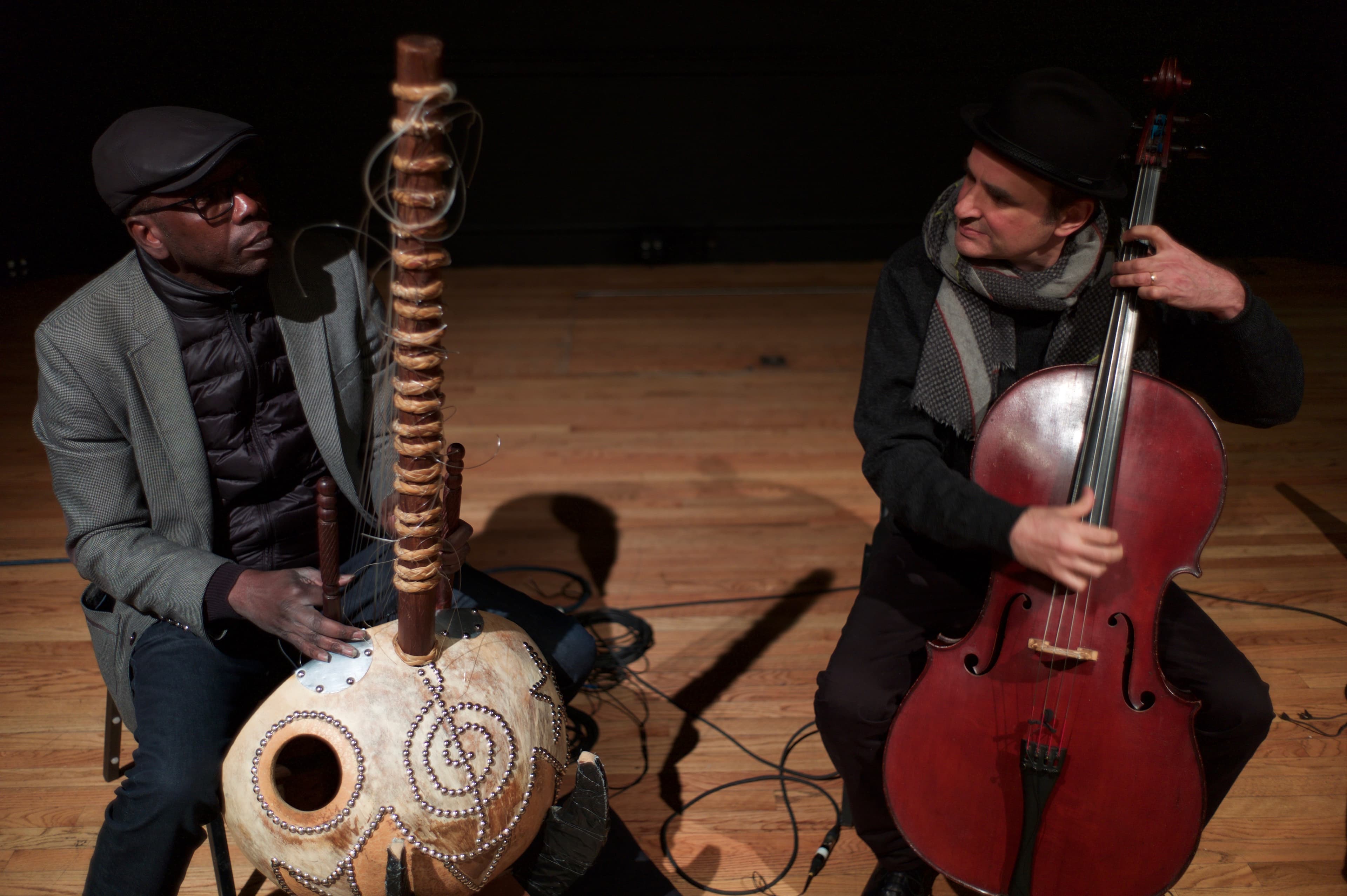 Ballaké Sissoko and Vincent Segal in Boston, 2017