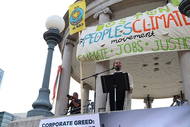 Rev. Hammond climate march