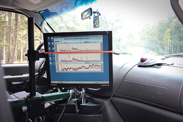 Mobile methane sensors