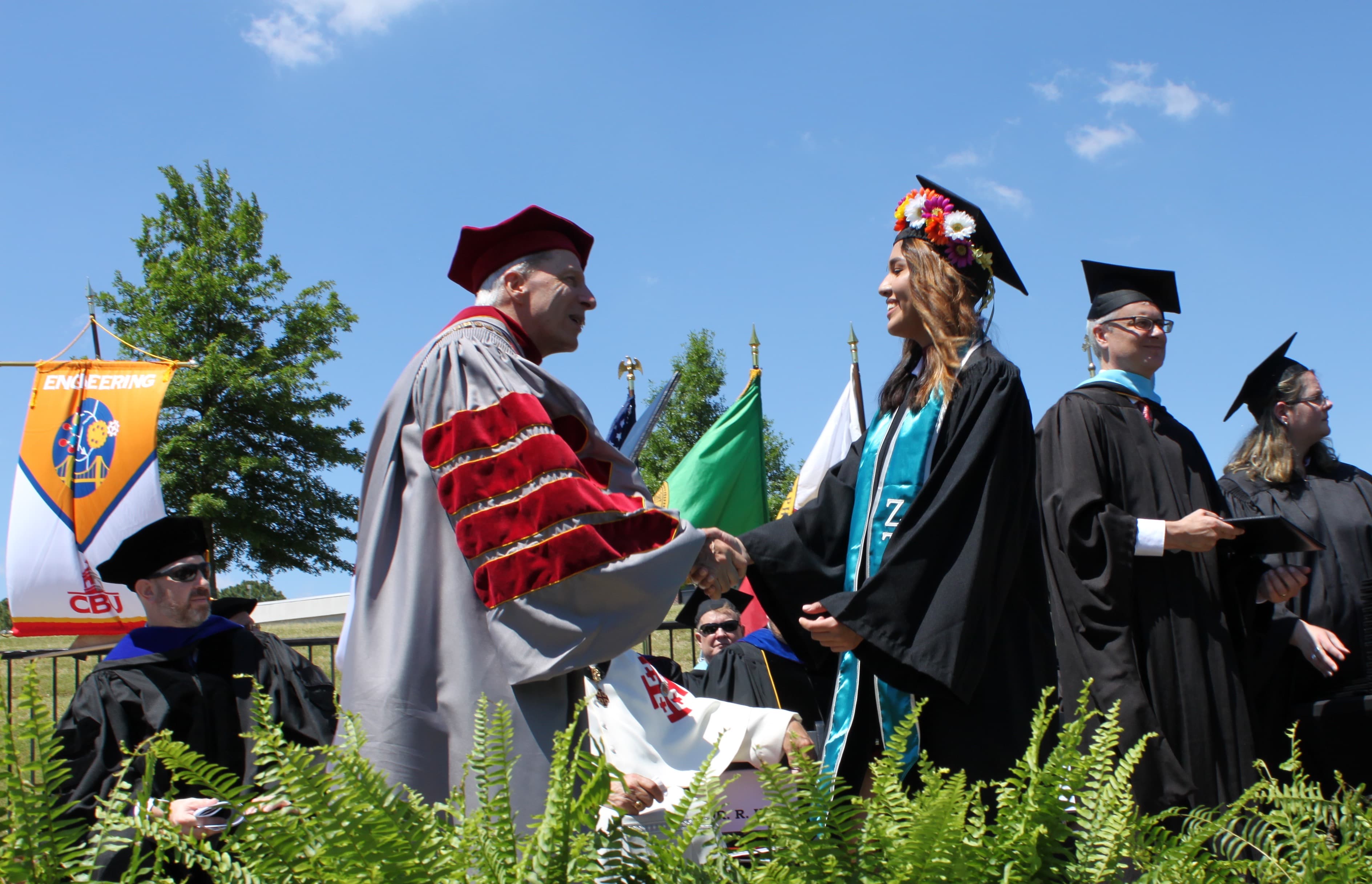 Mariana Hernandez at graduation