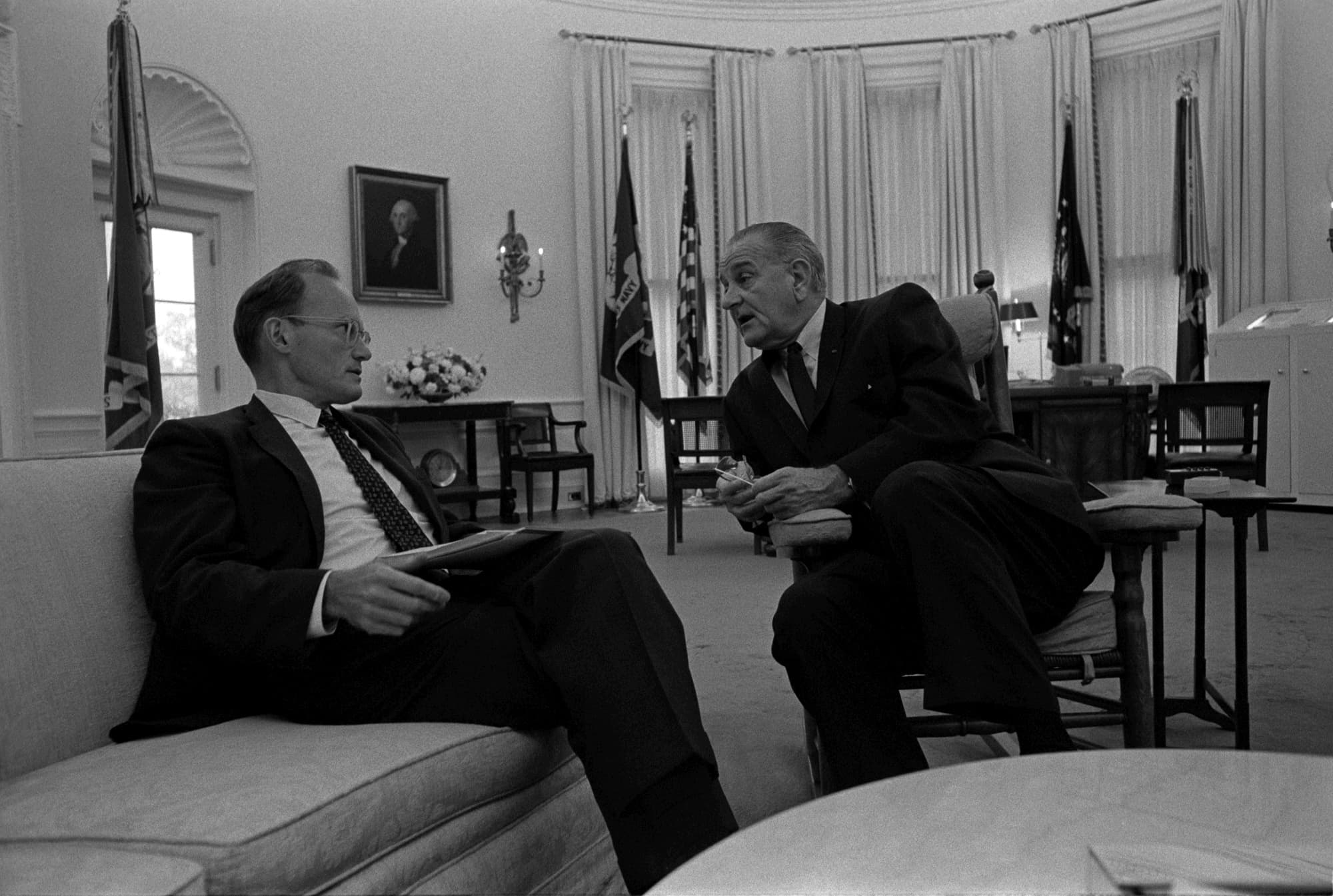 LBJ with Bundy