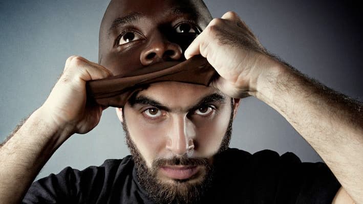 Médine is a French rapper from Le Havre of Algerian heritage.