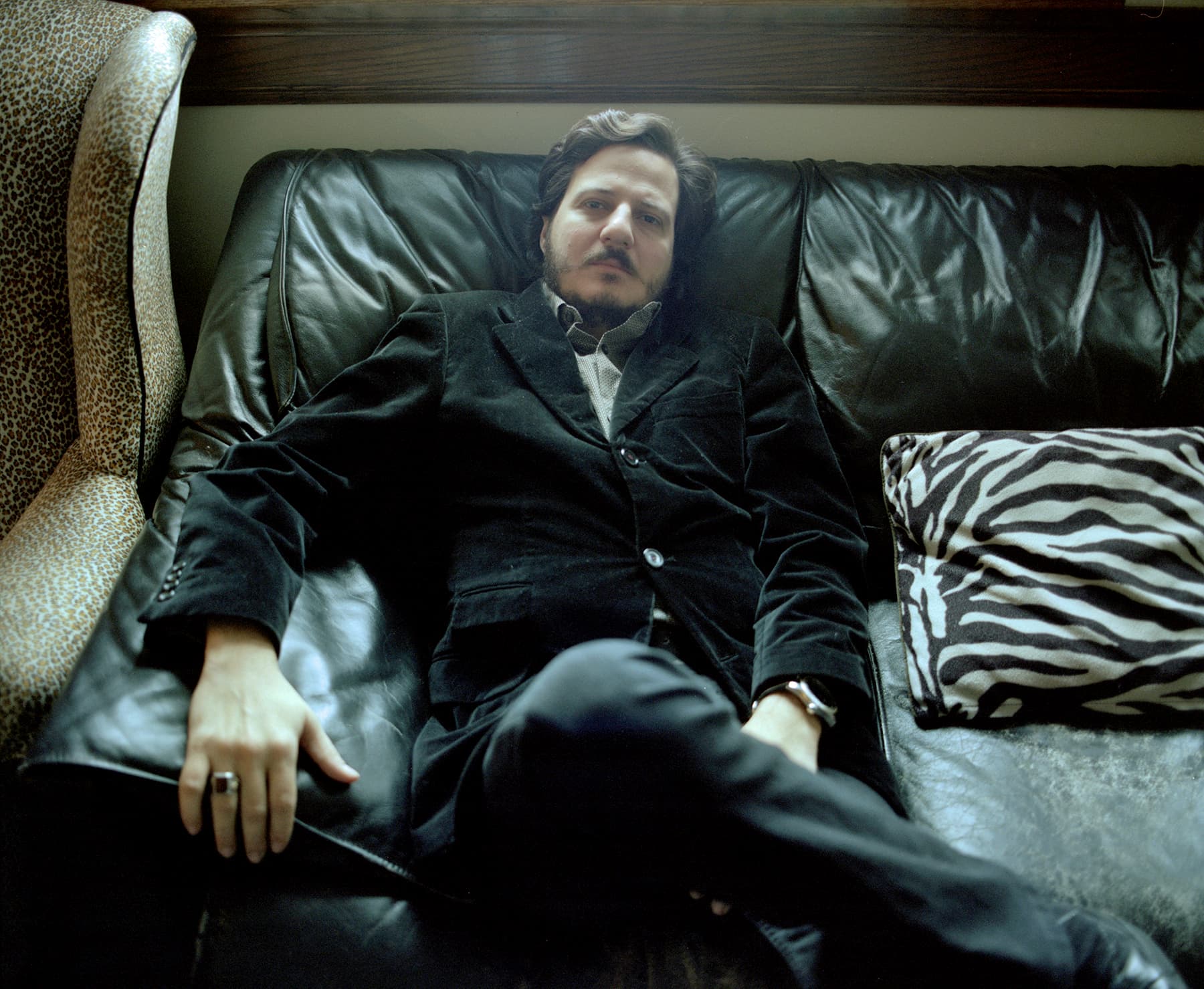 Turkish-American composer and musician Mehmet Ali Sanlikol is pictured here.