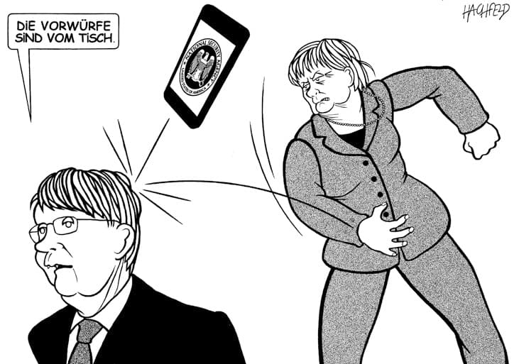 Merkel upset at NSA snooping