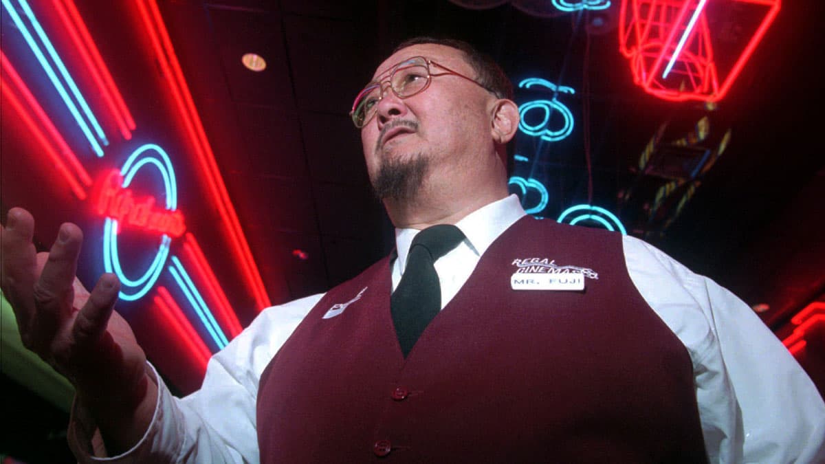 Harry Fujiwara, a former wrestler known as "Mr. Fuji," 1999.