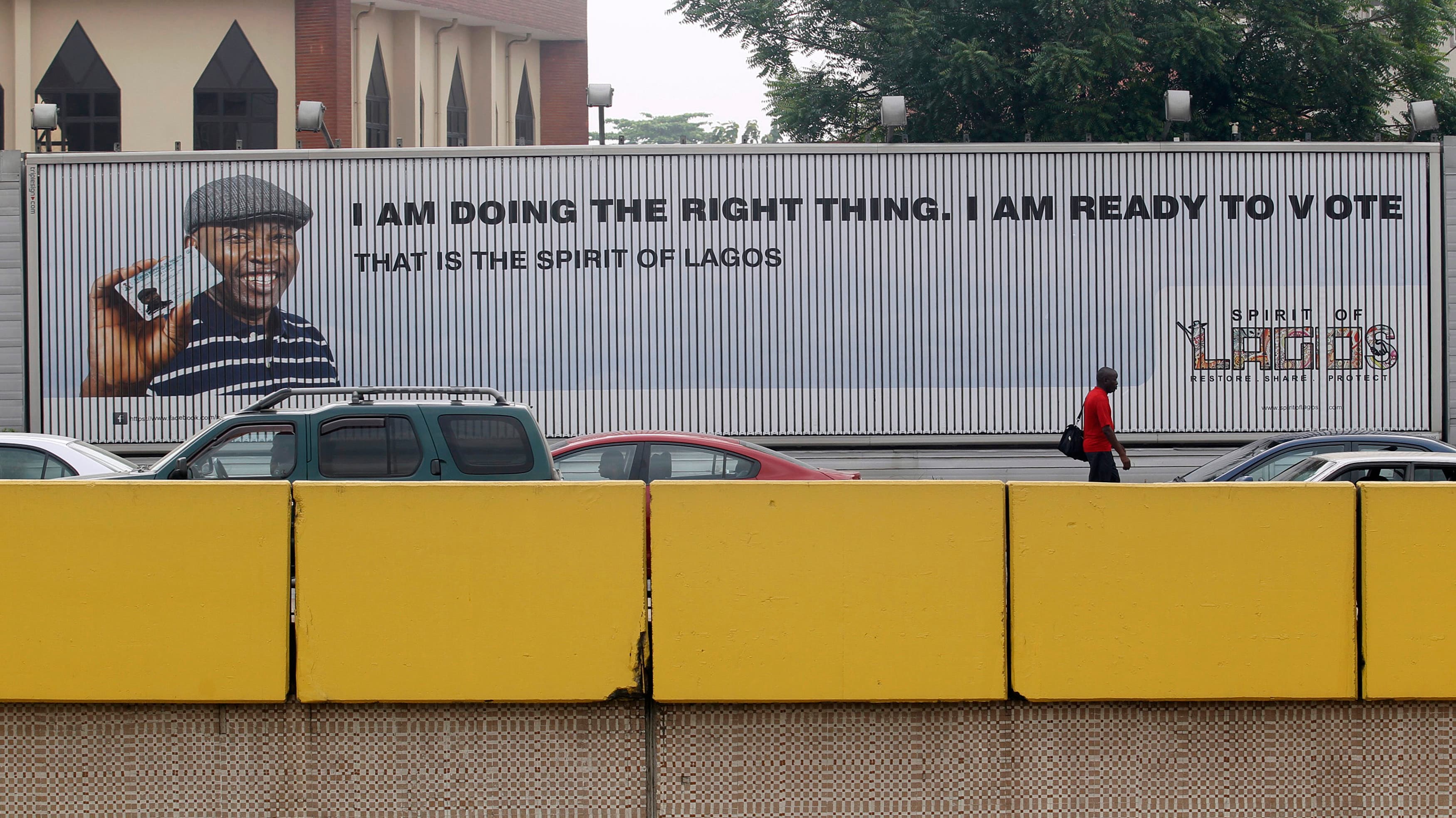 Nigerian President Goodluck Jonathan warned against violence ahead of Saturday's presidential election.