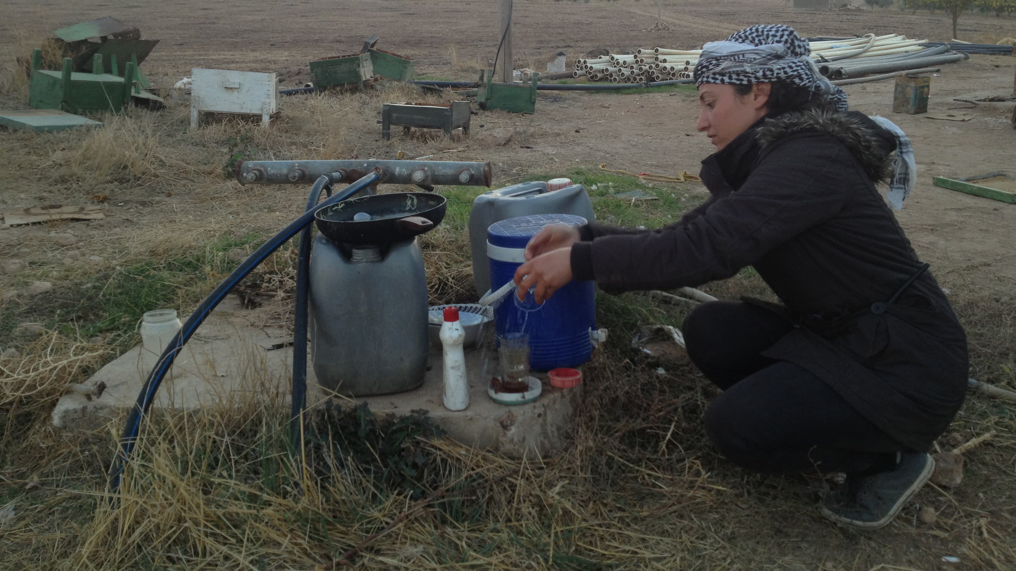 Kurdish rebel fighter in Syria