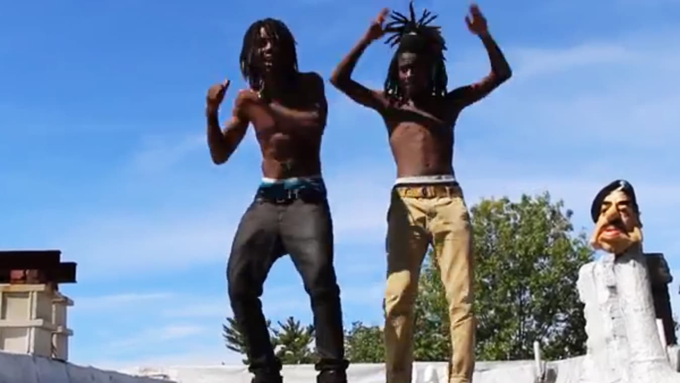 Washington DC rappers Pacman and Peso.