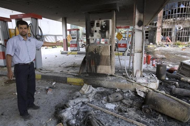 Gas station in Tehran