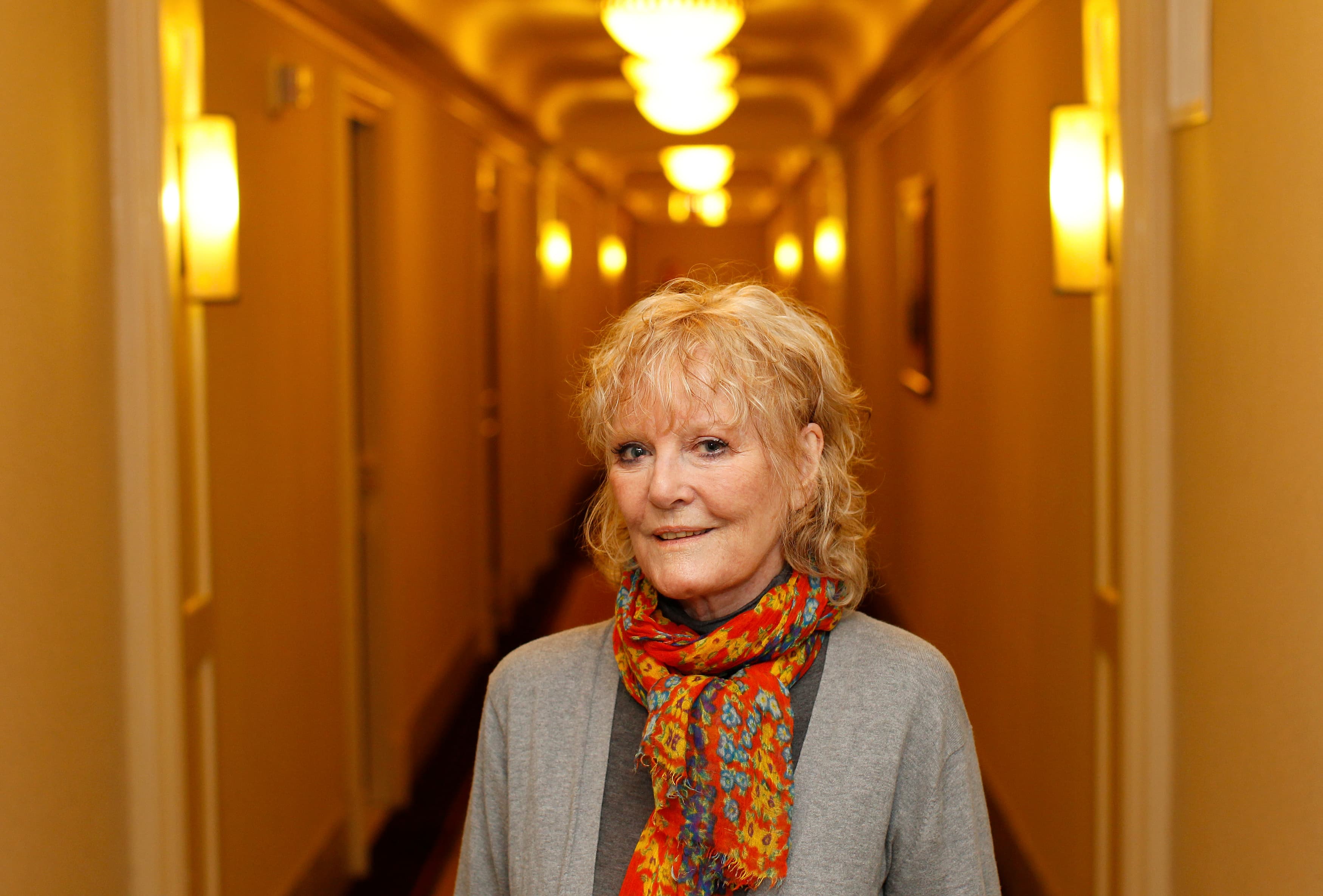 Singer Petula Clark poses in New York, January 19, 2012.