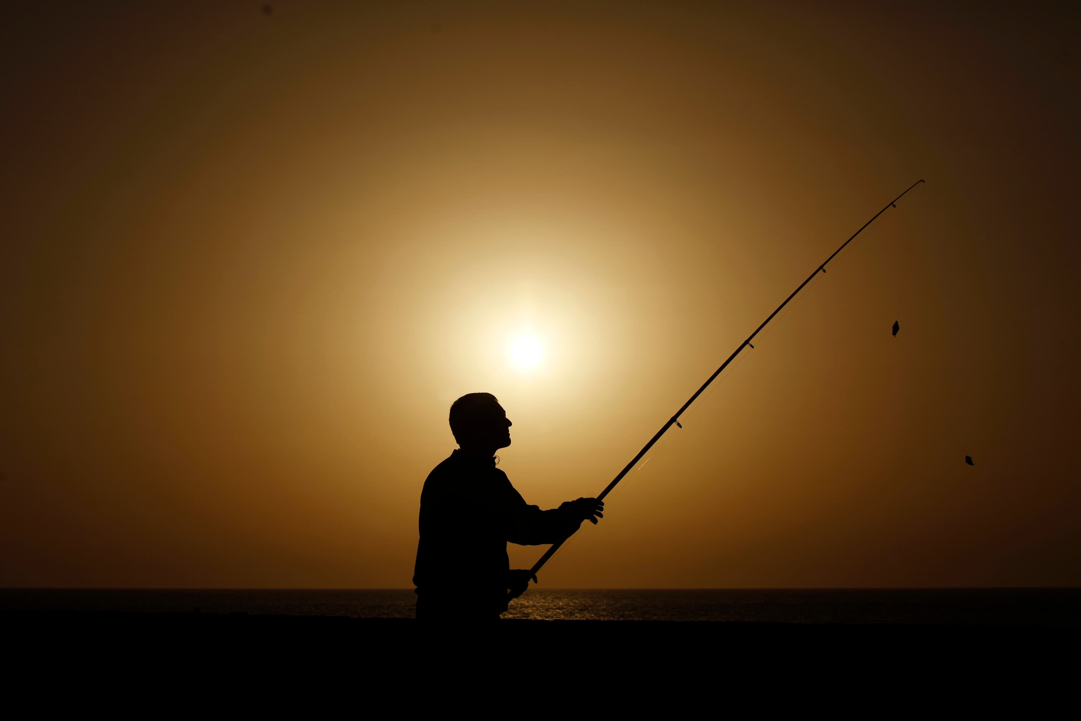 Man fishing