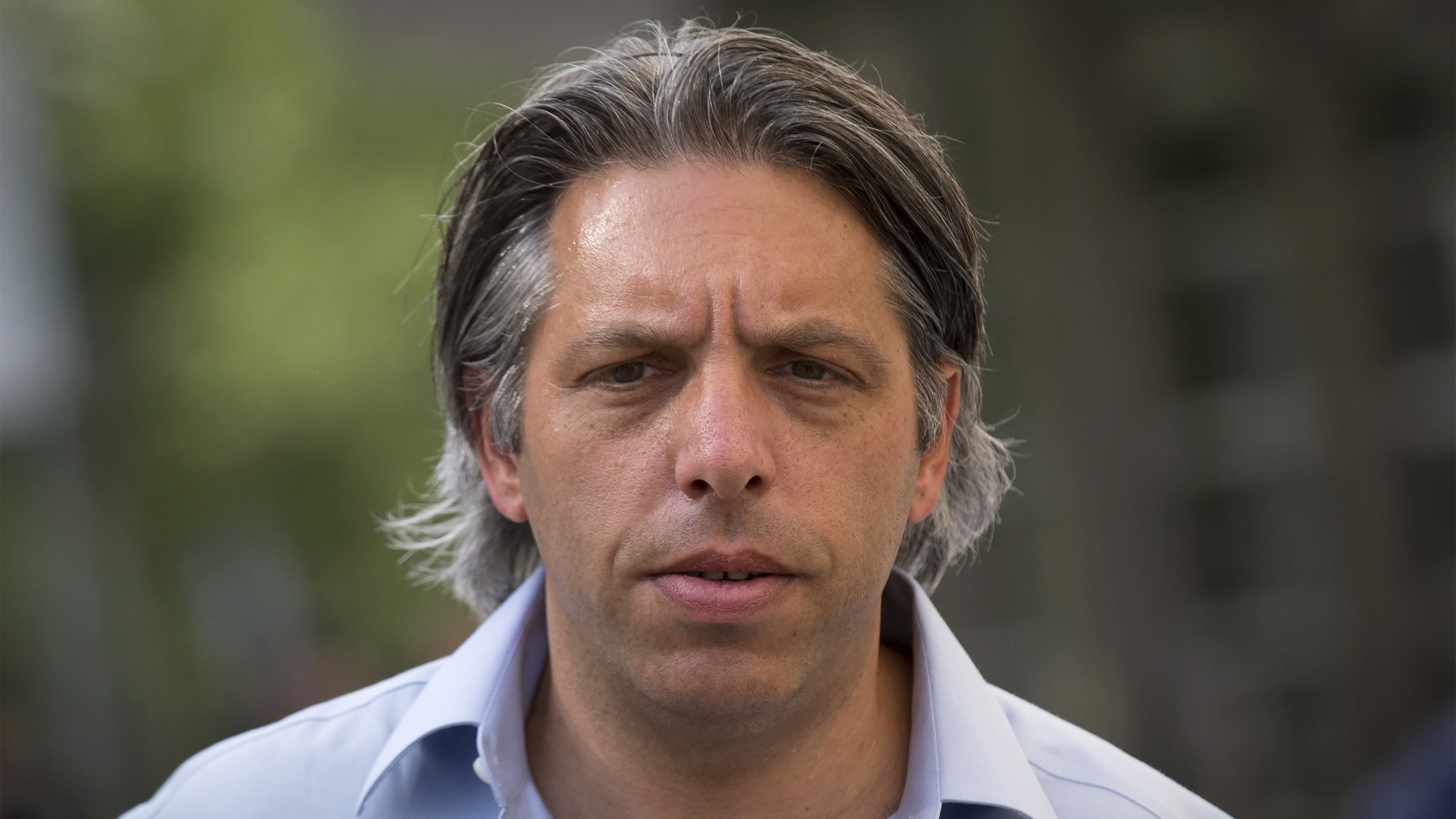 Aaron Davidson, head of Traffic Group's US unit in Miami, exits Brooklyn Federal Court following his arraignment for his alleged involvement in the FIFA corruption scandal, in the Brooklyn, May 29, 2015.