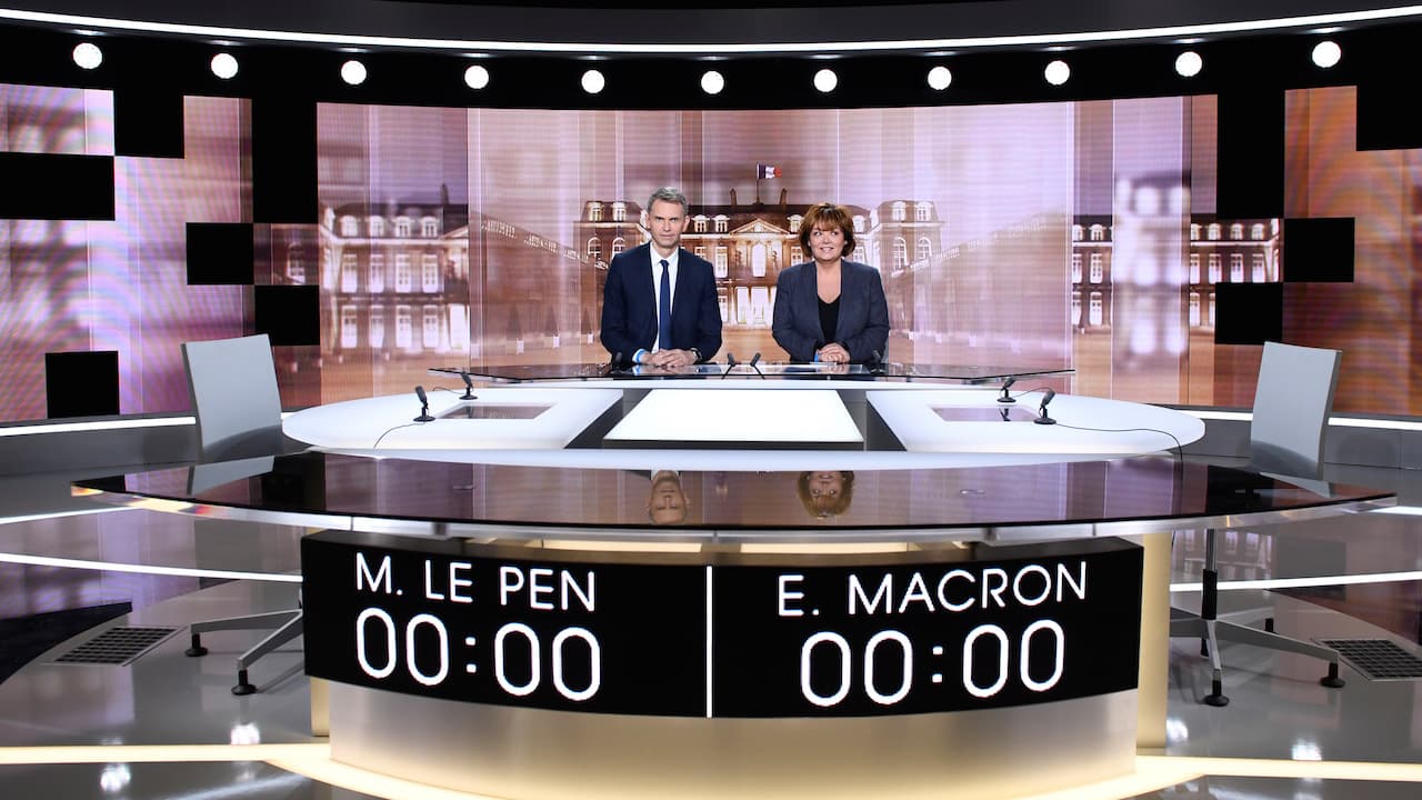 Macron Le Pen debate