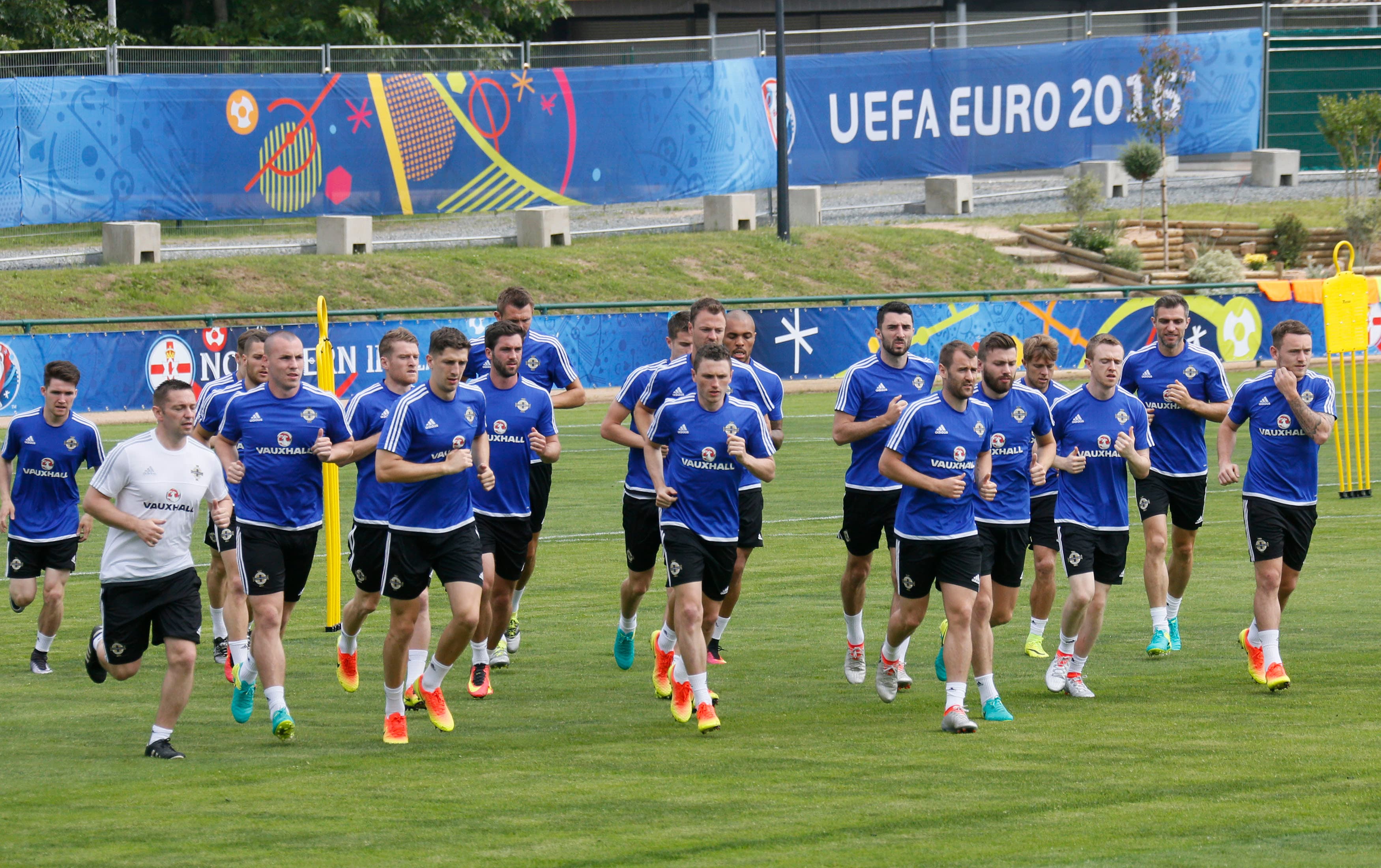 Football Soccer - Euro 2016 - Northern Ireland Training