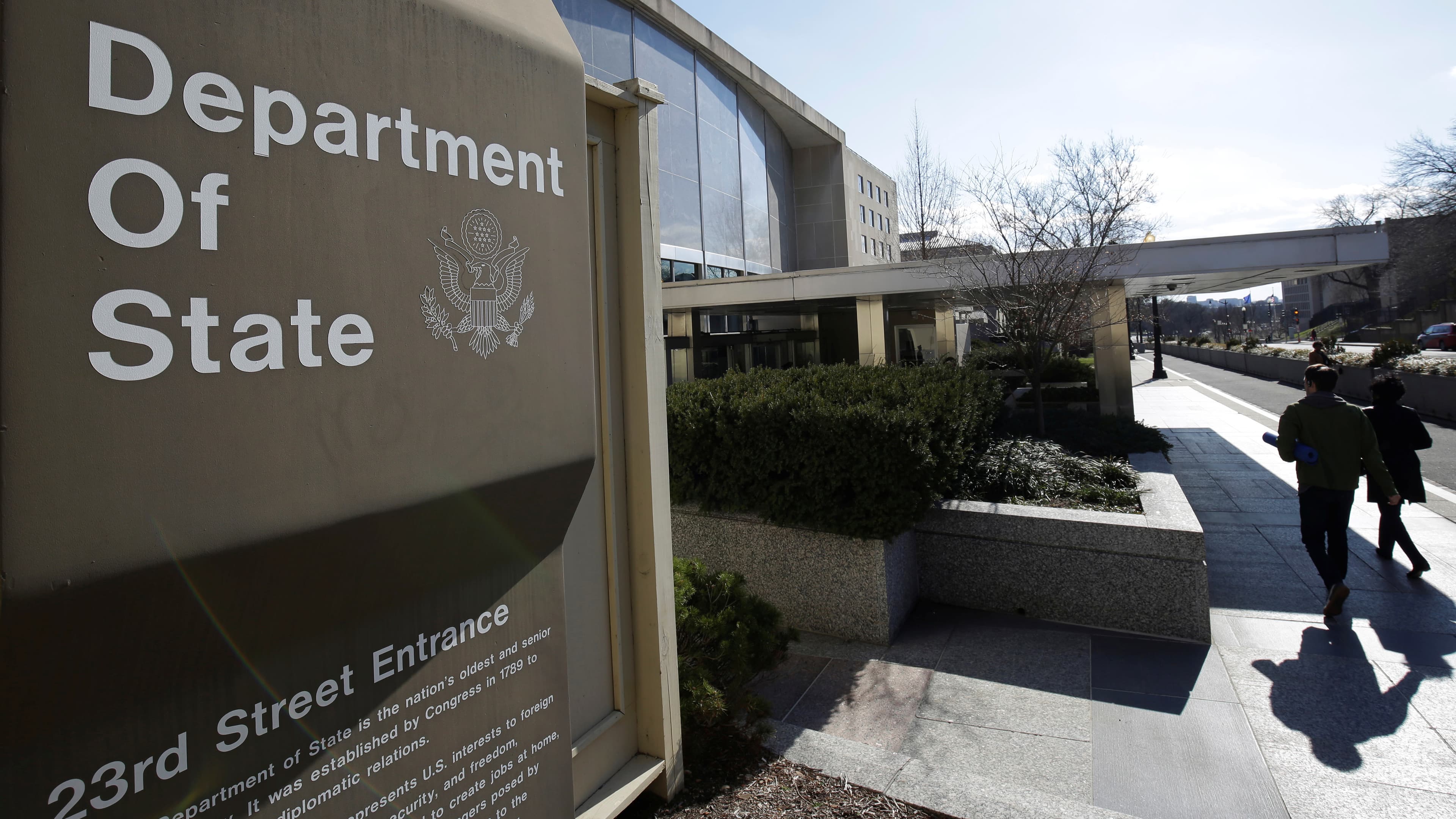 The State Department Building in Washington
