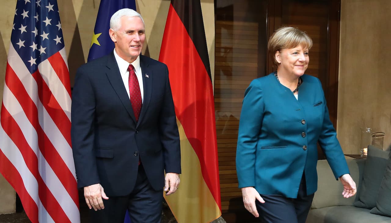 Merkel Pence Munich