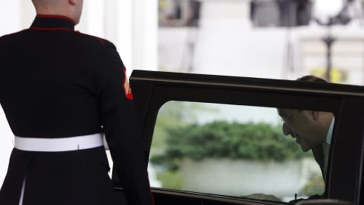 Iraqi Prime Minister Nouri al-Maliki, arriving at the White House, Friday, to meet with President Obama.