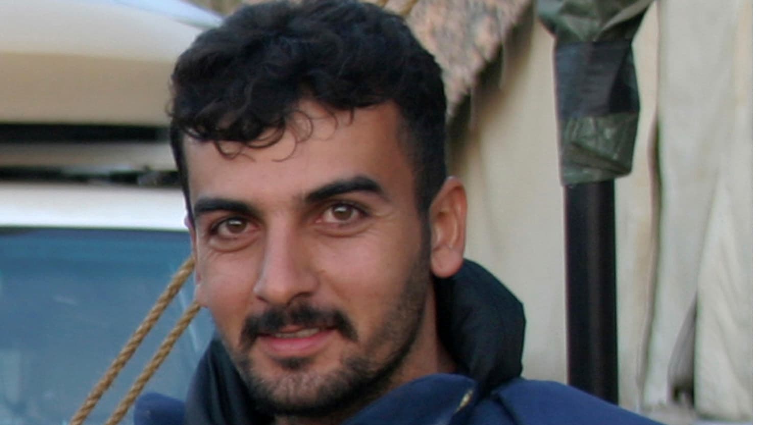 Yasser Faisal al-Jumaili during the battle of Fallujah, Iraq, in November 2004.