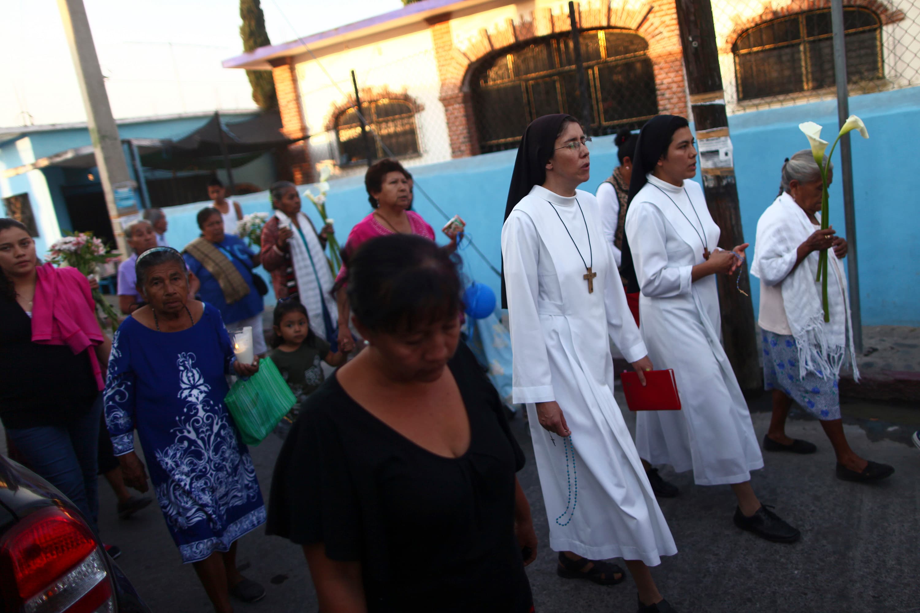 One of several protests and vigils in Mexico against the execution of Edgar Tamayo.