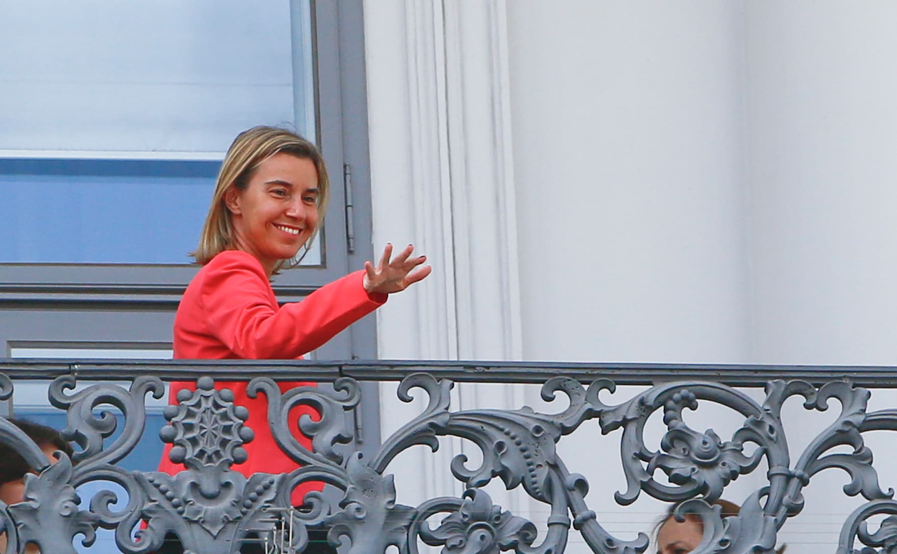 European Union foreign policy chief Federica Mogherini during nuclear talks with Iran in Vienna, Austria, July 13, 2015.