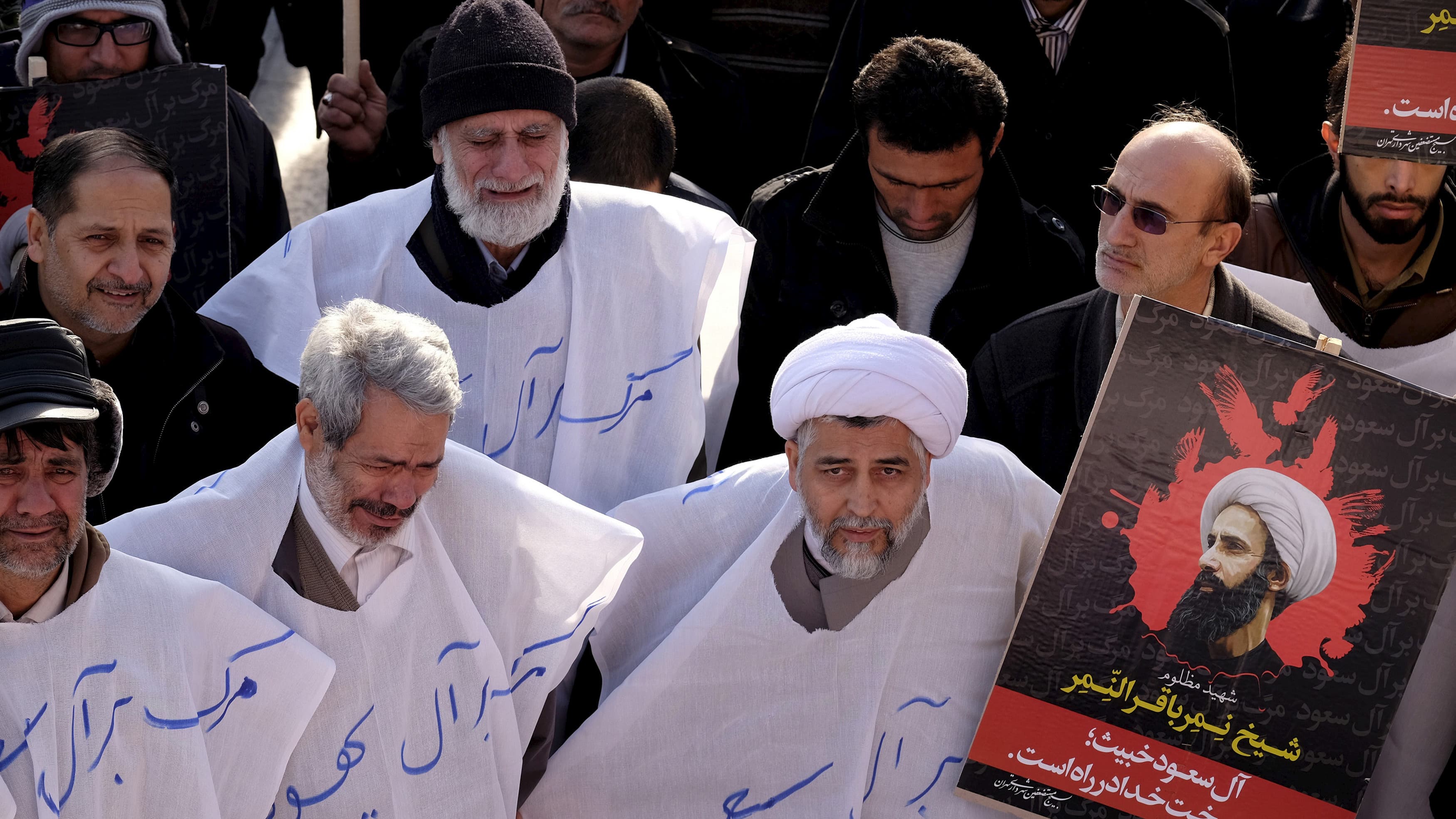 There have been demonstrations across the Islamic world at the execution in Saudi Arabia of Shi’ite cleric, Nimr al-Nimr. This protest is in Tehran.