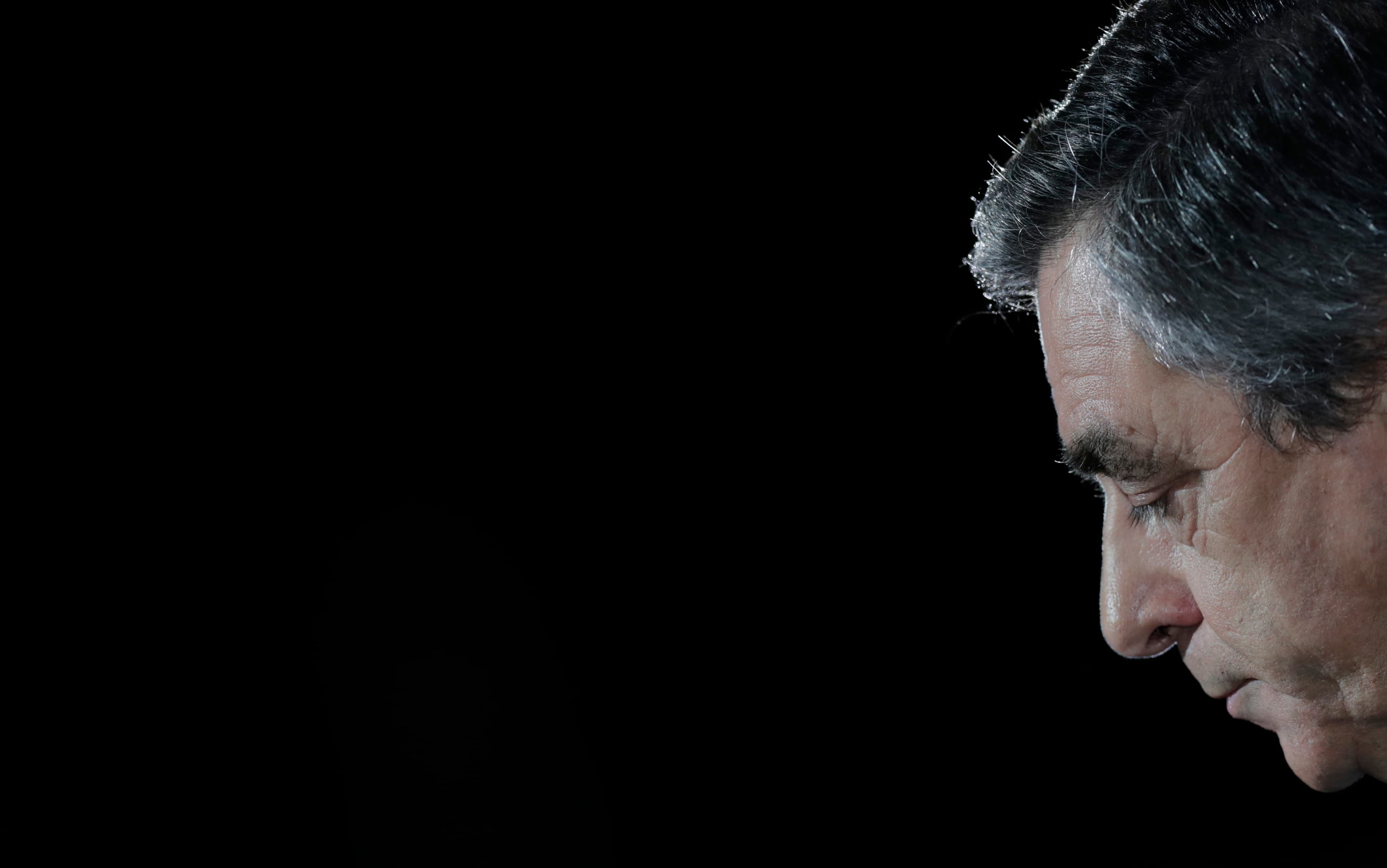 Francois Fillon, member of The Republicans political party and 2017 presidential candidate of the French centre-right, attends a political rally in Charleville-Mezieres, France, February 2, 2017.