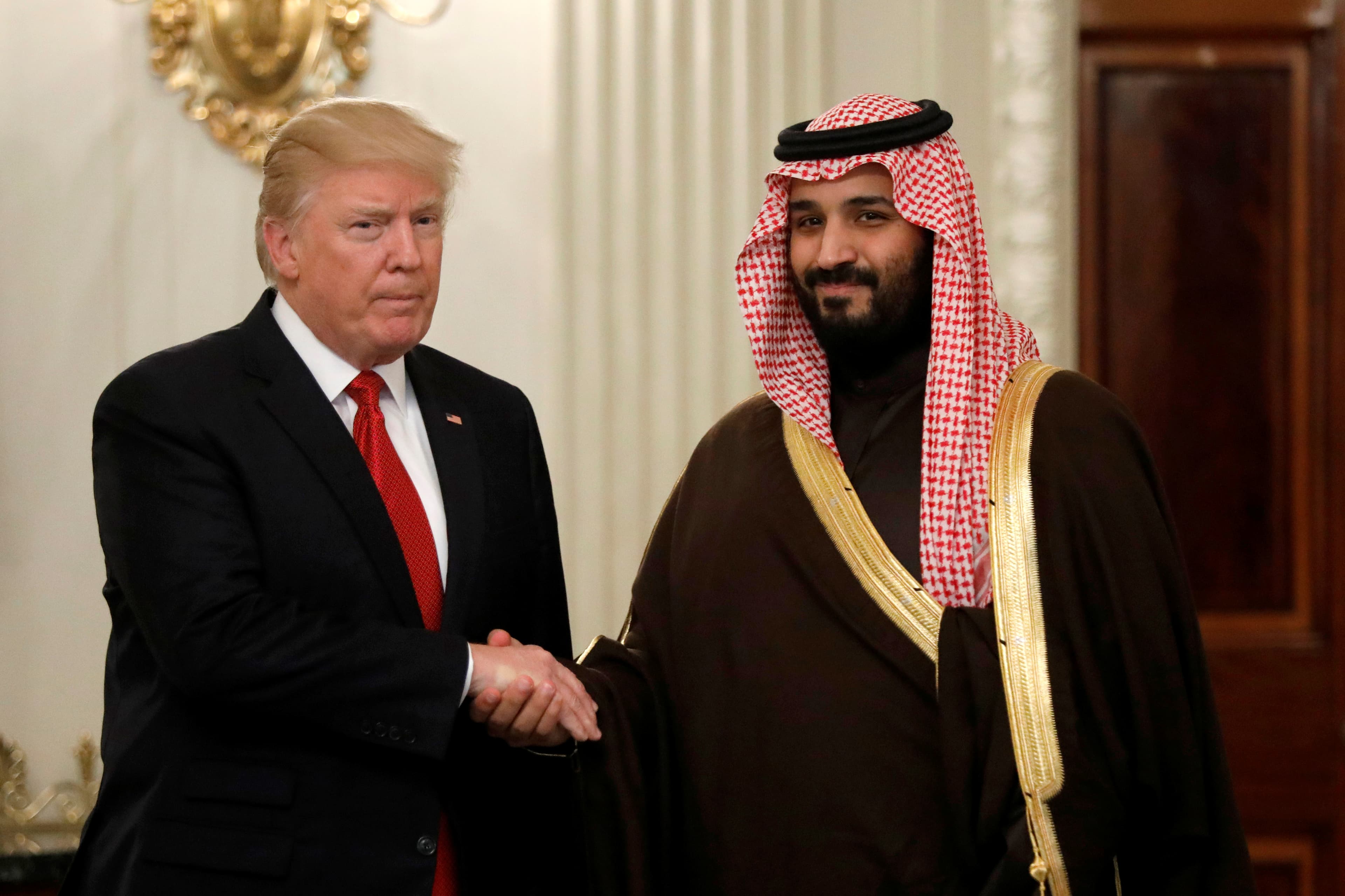 Donald Trump and Mohammad bin Salman