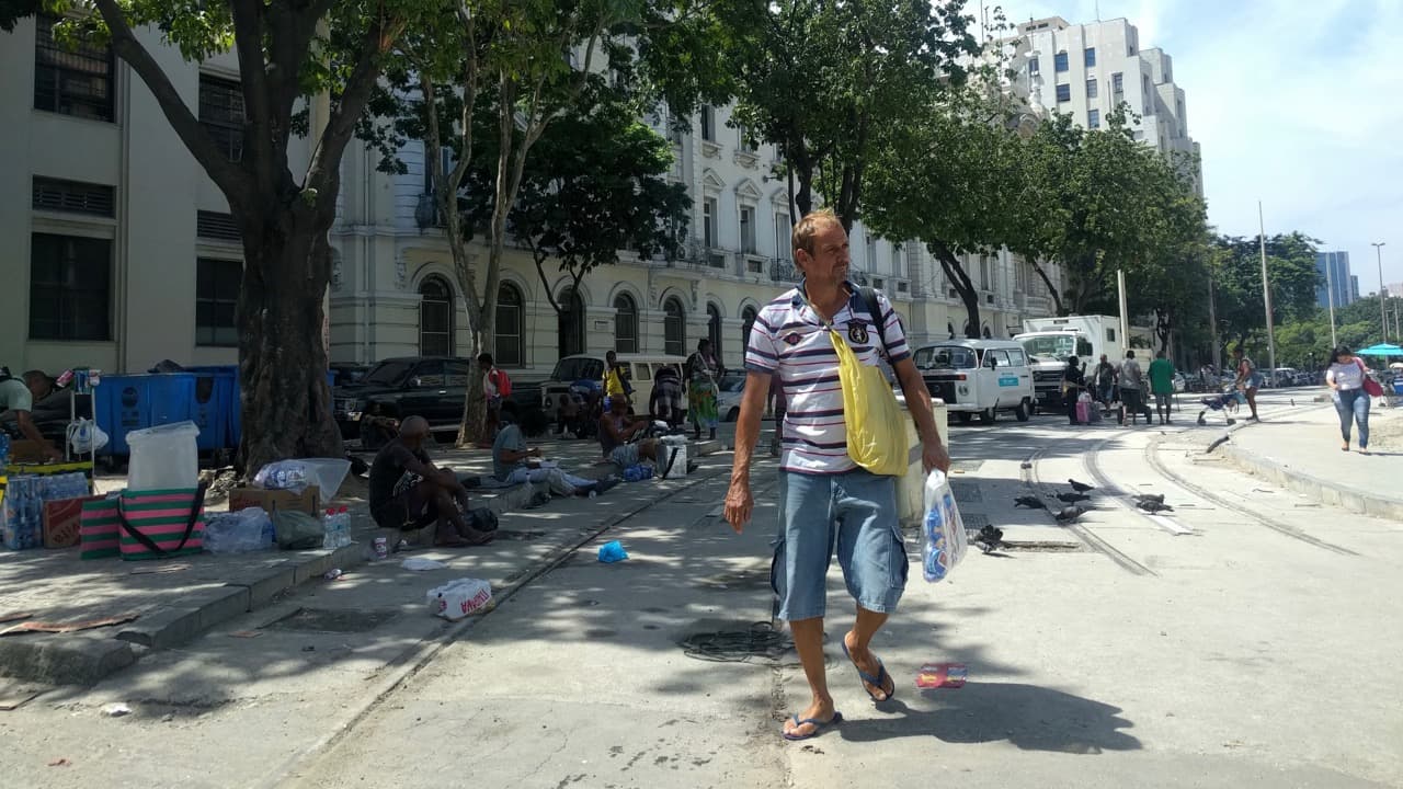Street scene in Rio de Janeiro