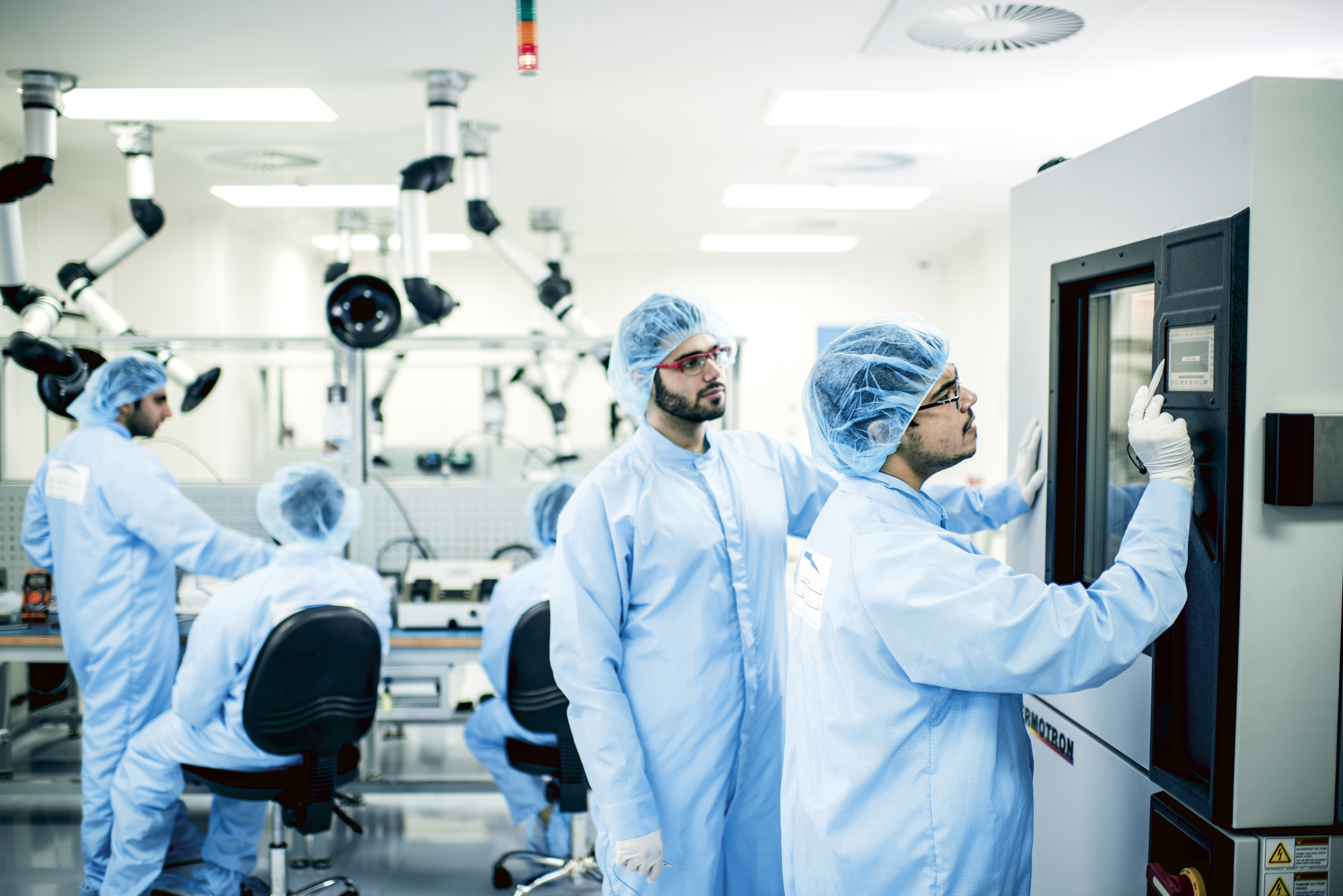 Scientists at the Mohammed Bin Rashid Space Centre in Dubai.