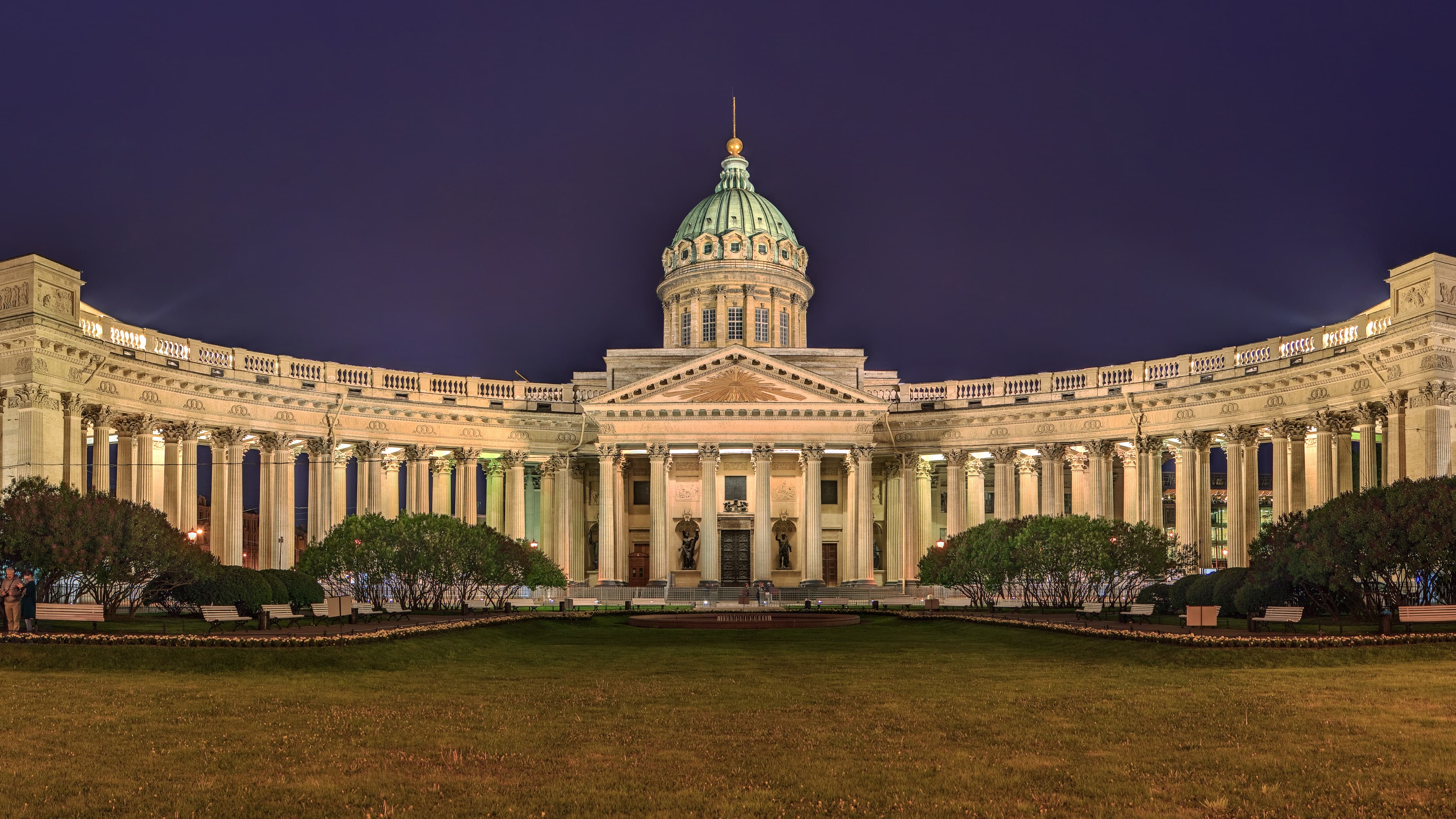 One of the reported targets of the planned attack: the Cathedral of Our Lady of Kazan, in St Petersburg