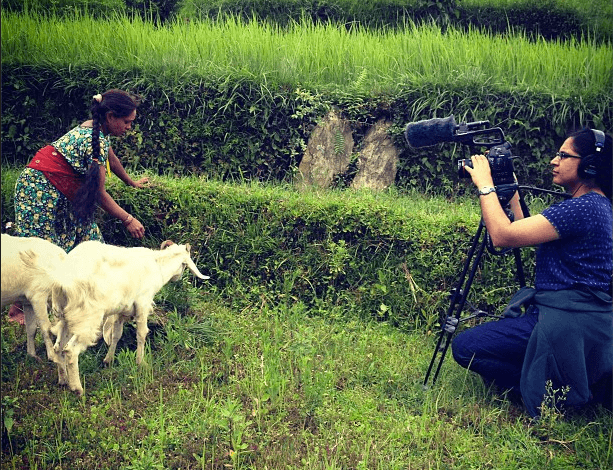 Januka Rasaeli in the fields