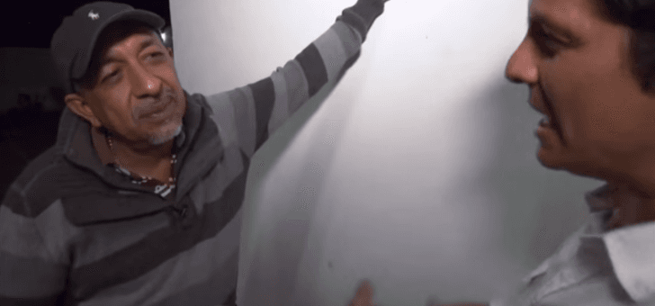 A screenshot from Servando "La Tuta" Gomez's 2014 interview with England's Channel 4 News.