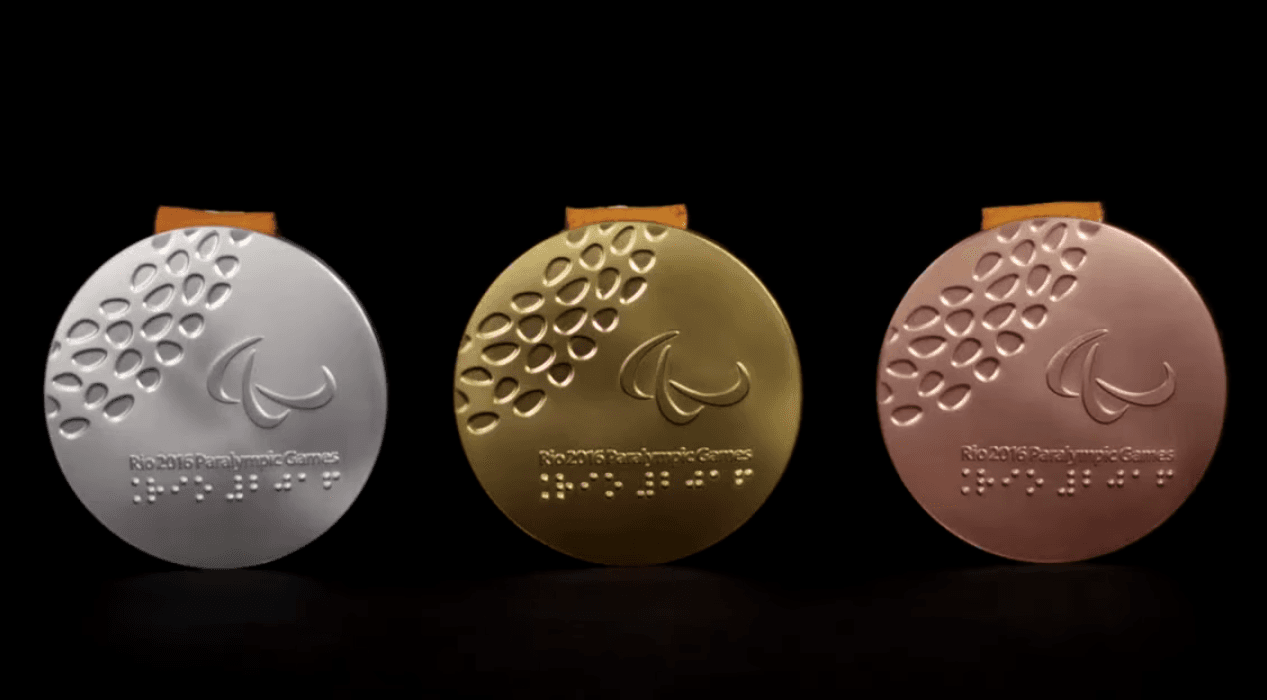 The 2016 Paralympics medals.