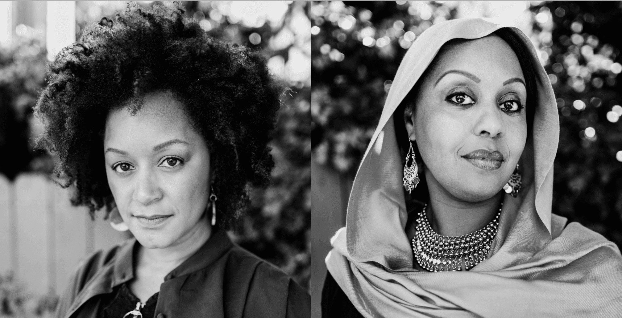 Leila Day (left) and Hana Baba (right), co-hosts of the podcast, The Stoop.