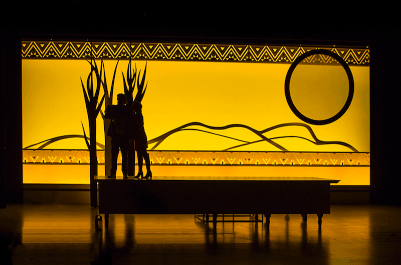 A scene during a play