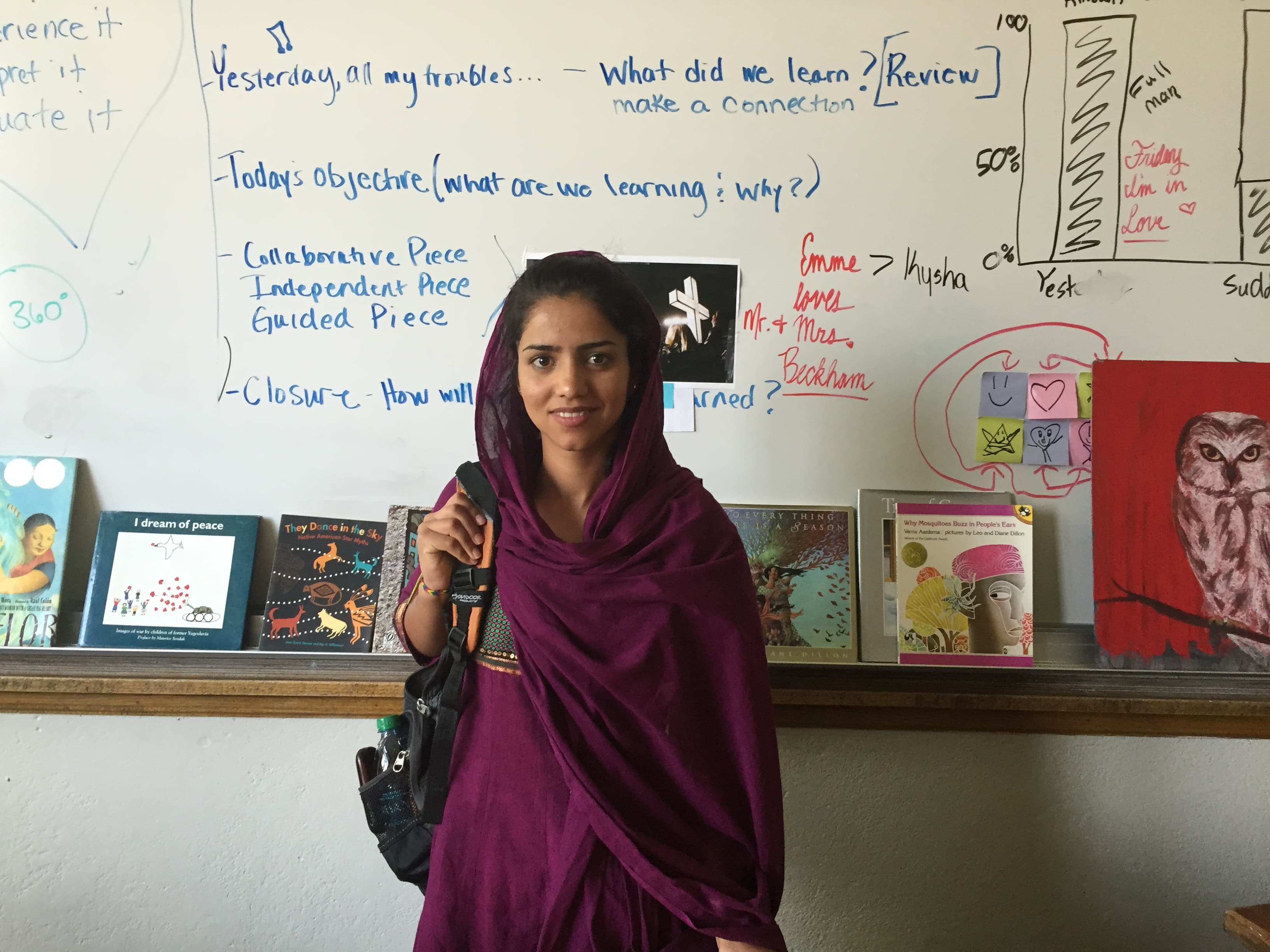 Sonita Alizadeh is an Afghan rapper singing about women's rights. She's also junior at a high school in Utah. New to the country, Sonita misses her family, who live over 7,000 miles away.